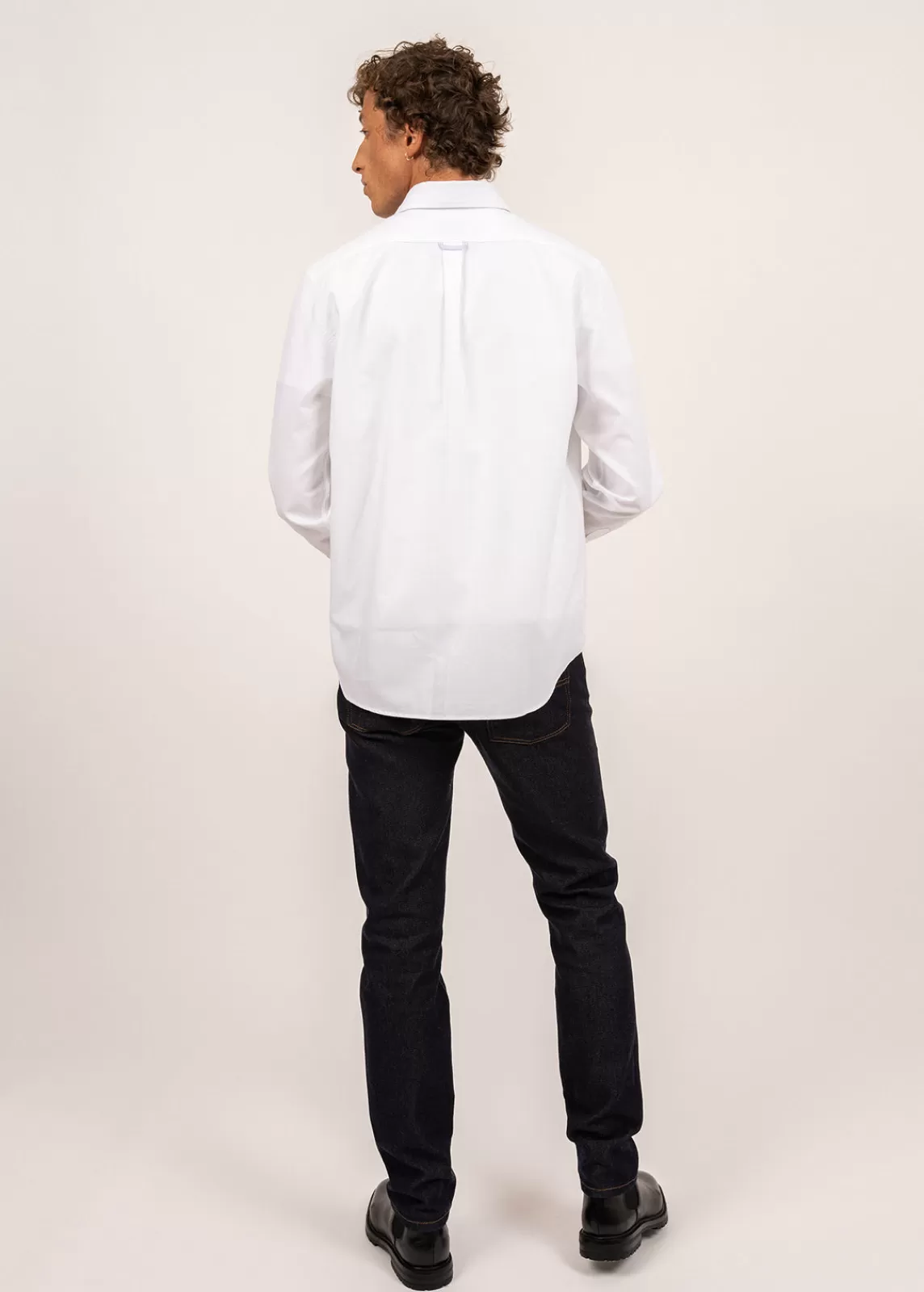 Shirts>Saint James Amboise long sleeve shirt BLANC