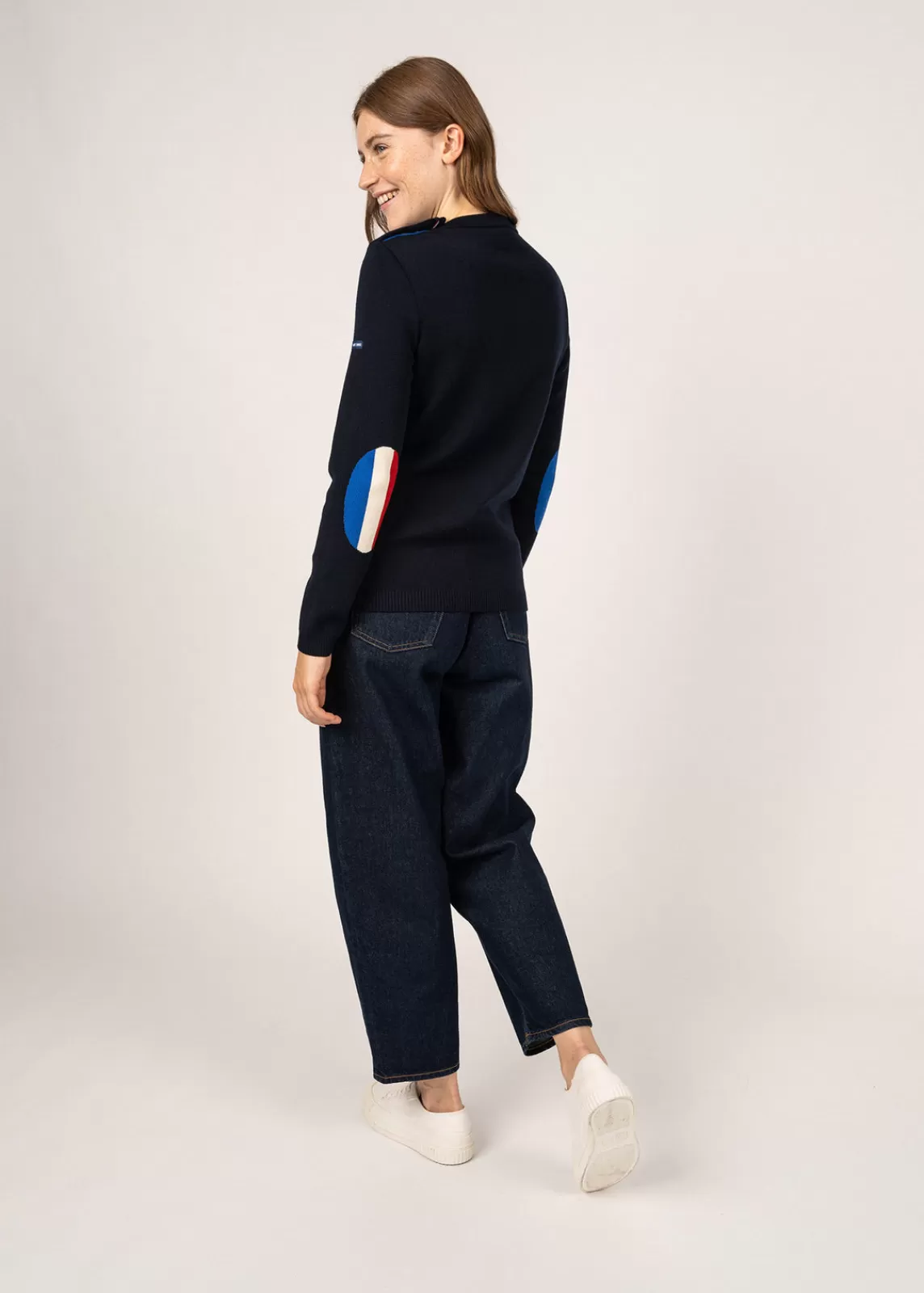 Sailor Jumpers>Saint James Brégançon Elysée jumper NAVY