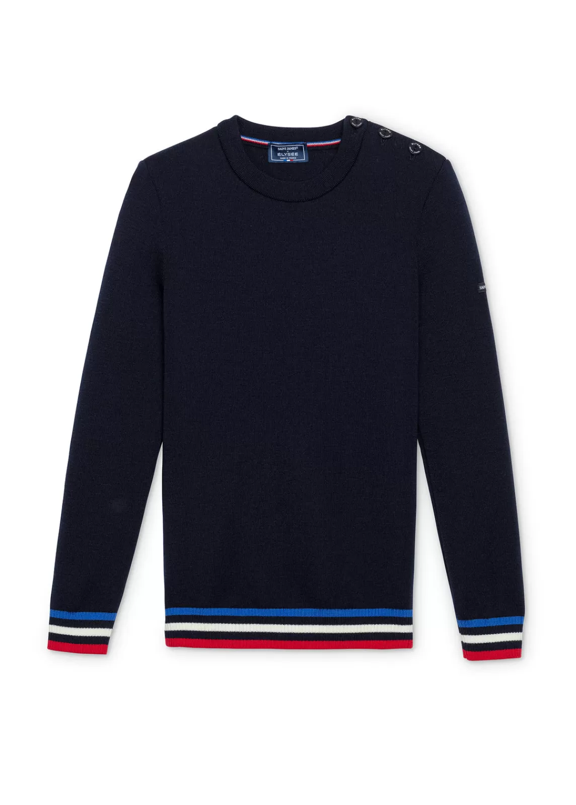 Sailor Jumpers>Saint James Brégançon sailor jumper NAVY