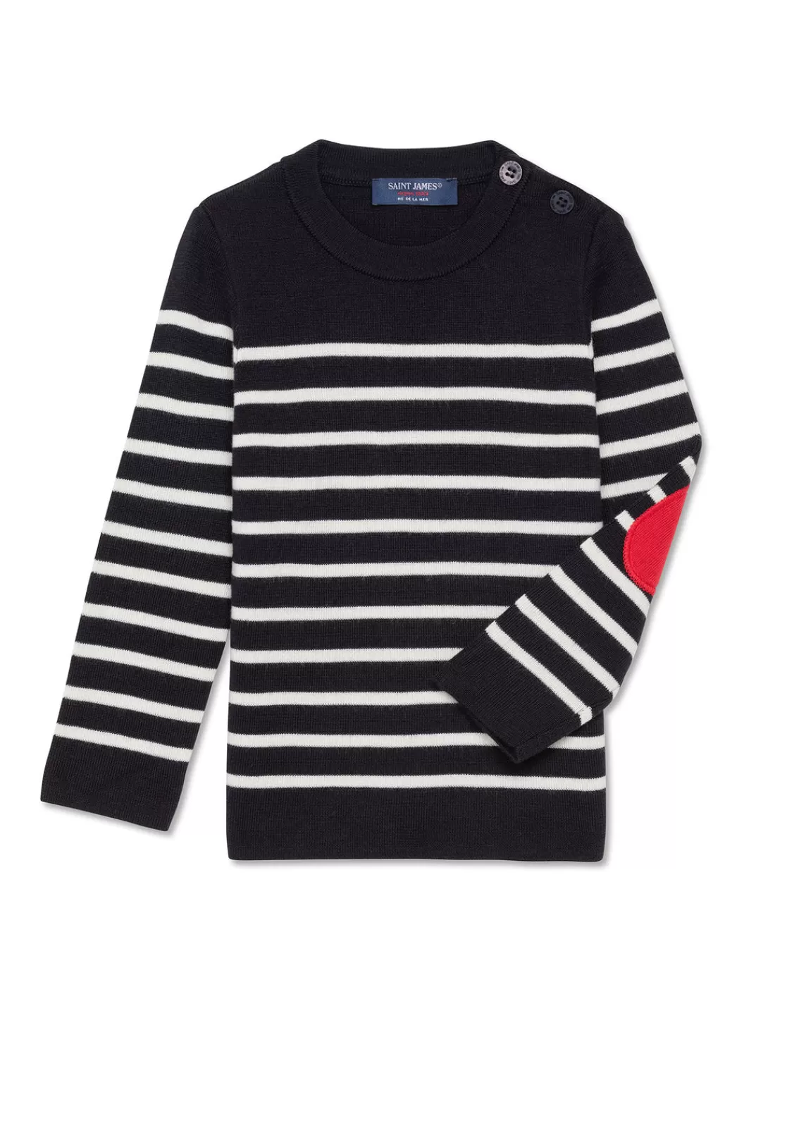 Sailor Jumpers>Saint James Brégançon sailor jumper for children