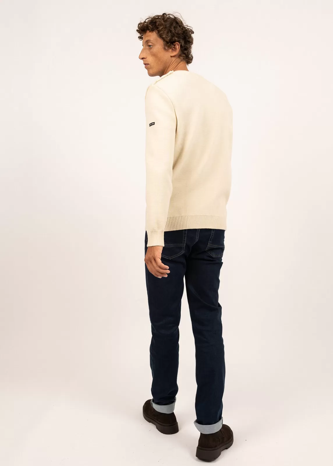 Sailor Jumpers>Saint James Cancale sailor jumper ECRU