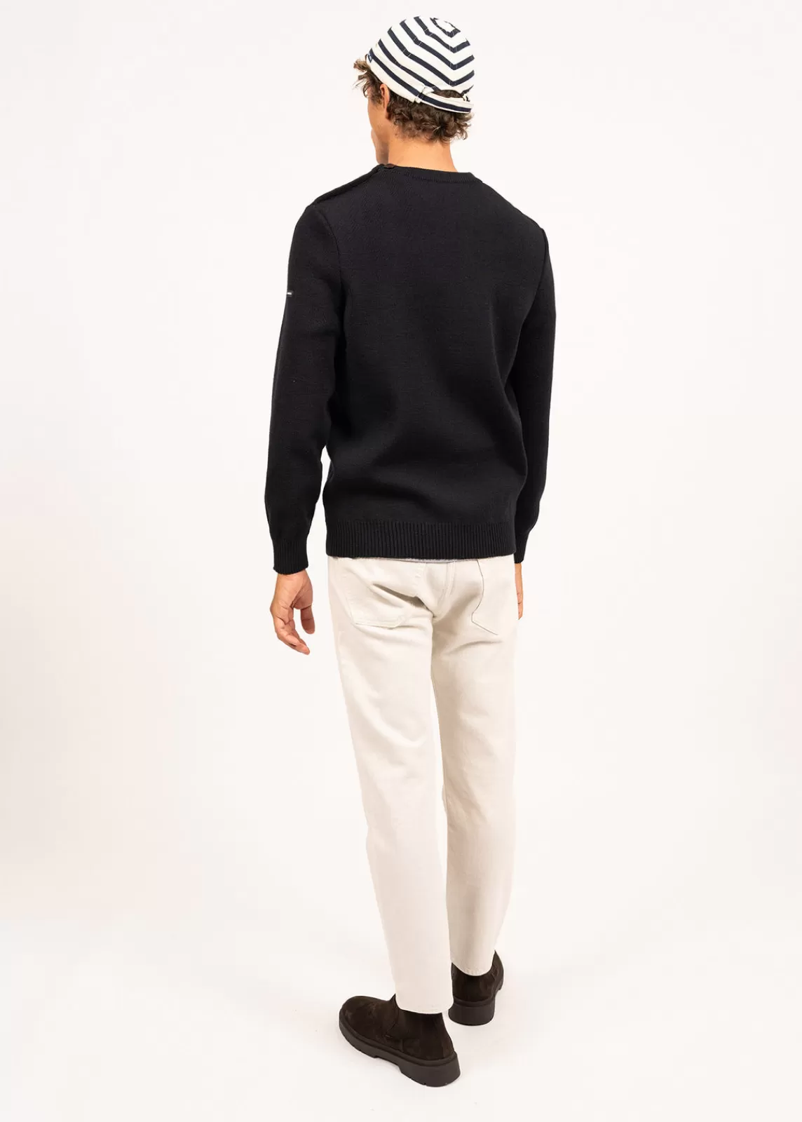 Sailor Jumpers>Saint James Cancale sailor jumper NAVY