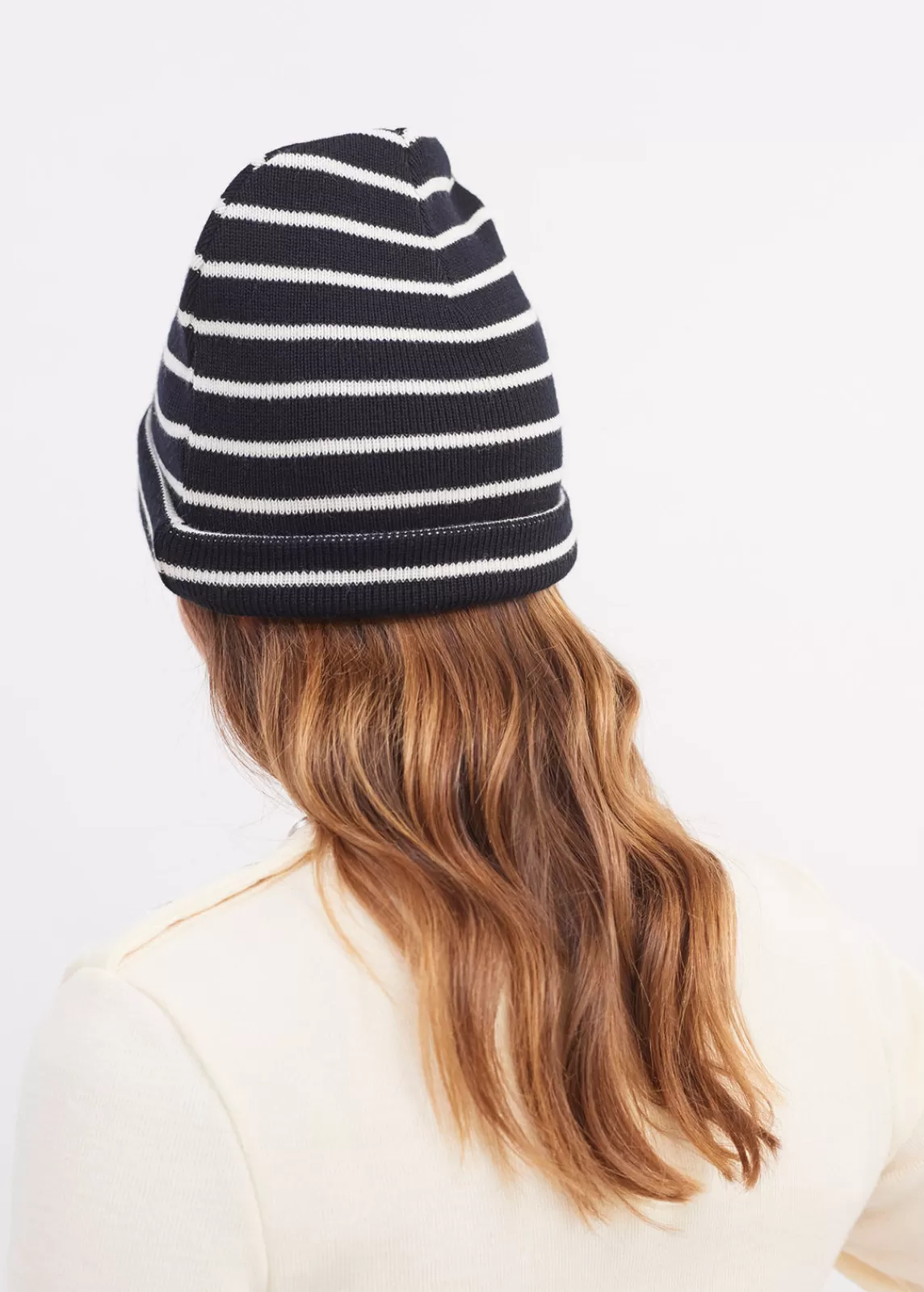 Accessories>Saint James Cartier striped sailor hat NAVY/ECUME