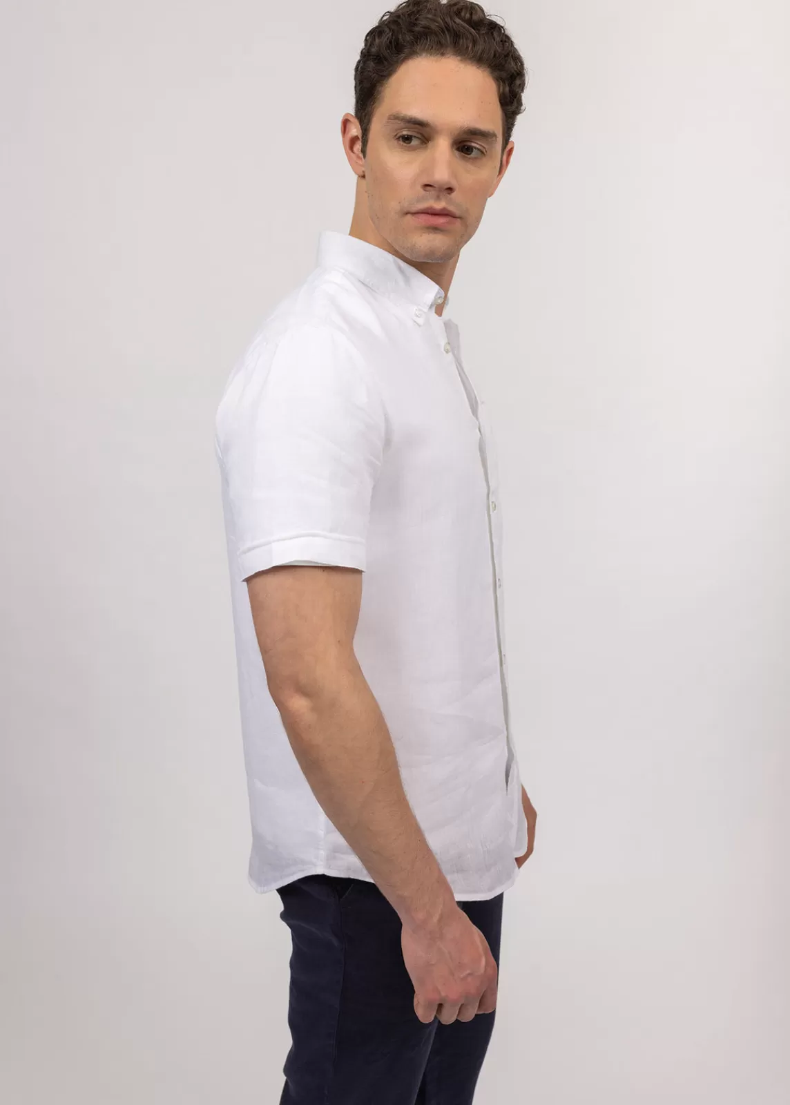 Shirts>Saint James Clément short sleeve shirt BLANC