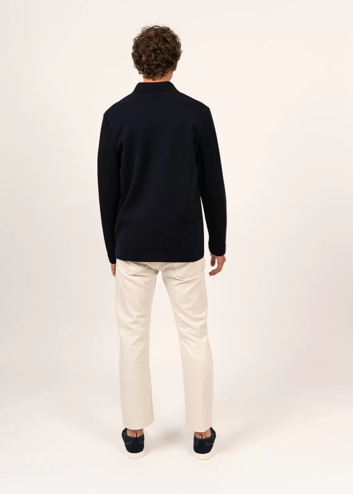 Jumpers & Cardigans>Saint James Cork buttoned jacket MARINE