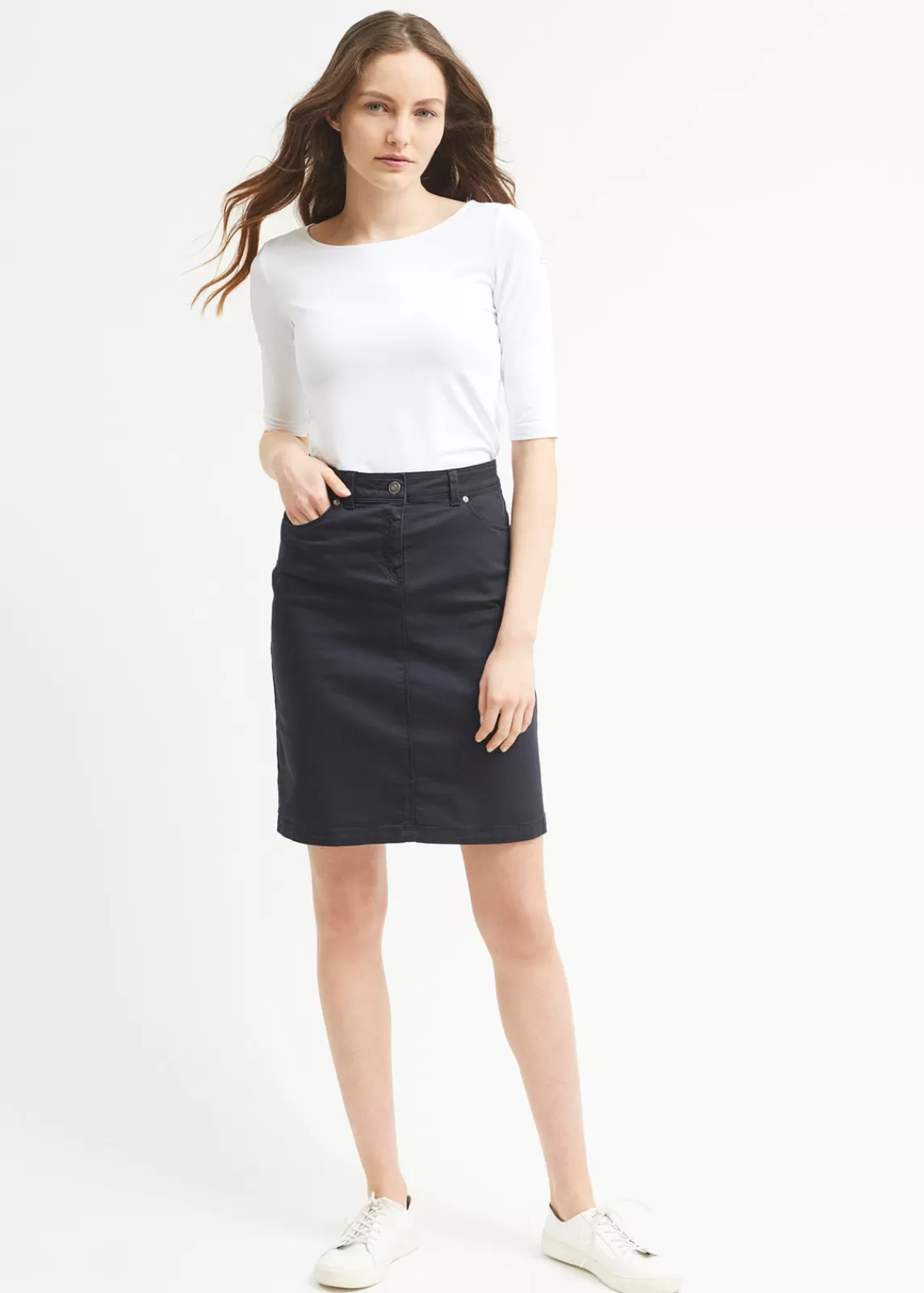 Dresses & Skirts>Saint James Elfy regular skirt NAVY