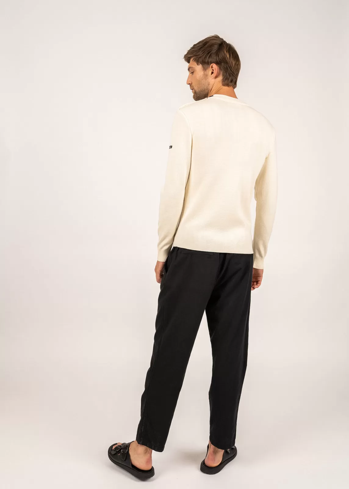 Sailor Jumpers>Saint James Estran wool sailor jumper ECUME