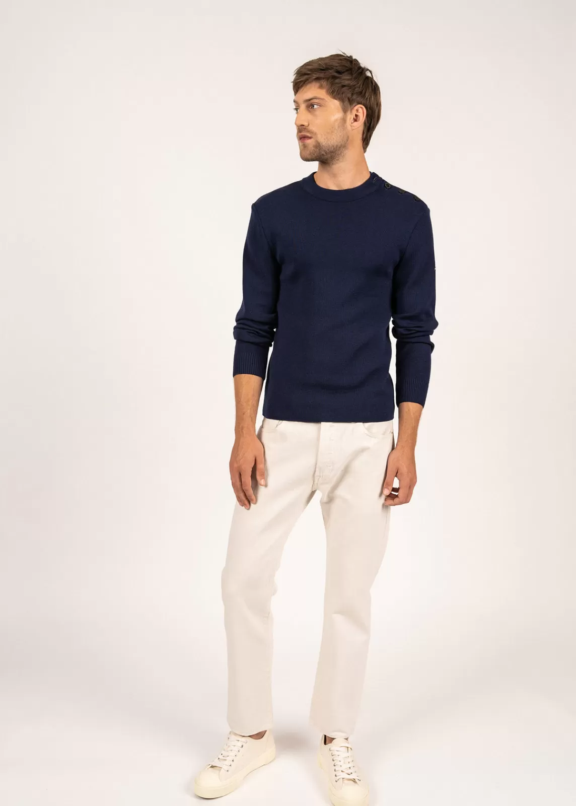 Sailor Jumpers>Saint James Estran wool sailor jumper INSIGNE