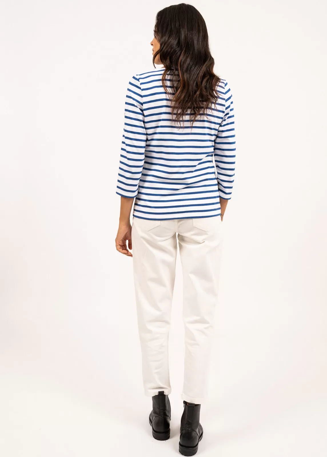 Sailor Striped Shirts>Saint James Galathée striped sailor shirt NEIGE/GITANE