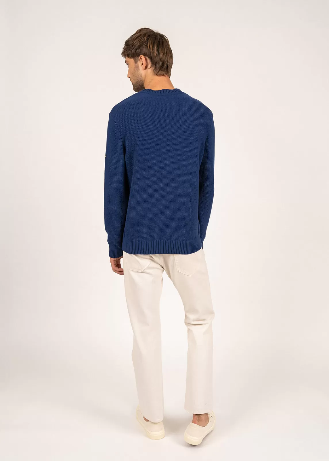 Jumpers & Cardigans>Saint James Jobourg cotton jumper INDIGO