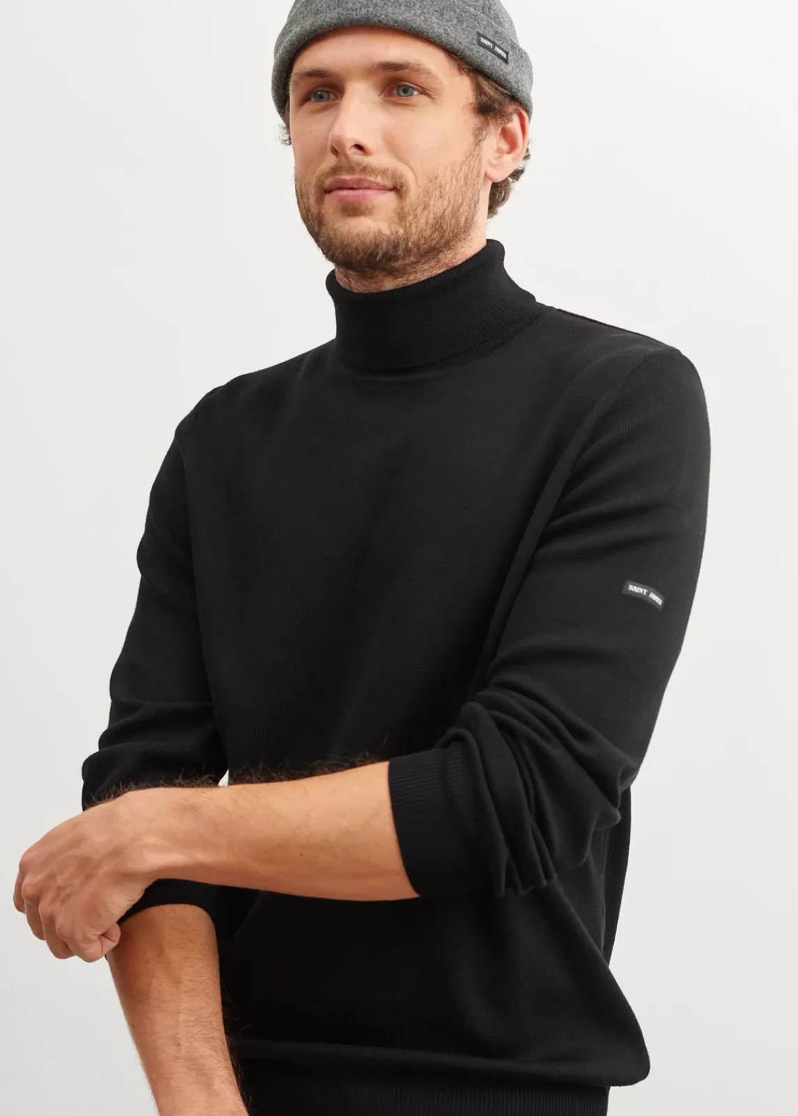 Jumpers & Cardigans>Saint James Lery jumper NOIR