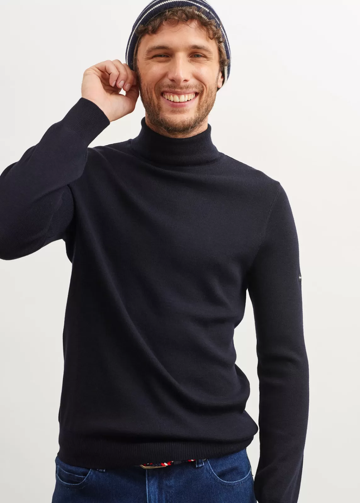 Jumpers & Cardigans>Saint James Lery jumper NAVY