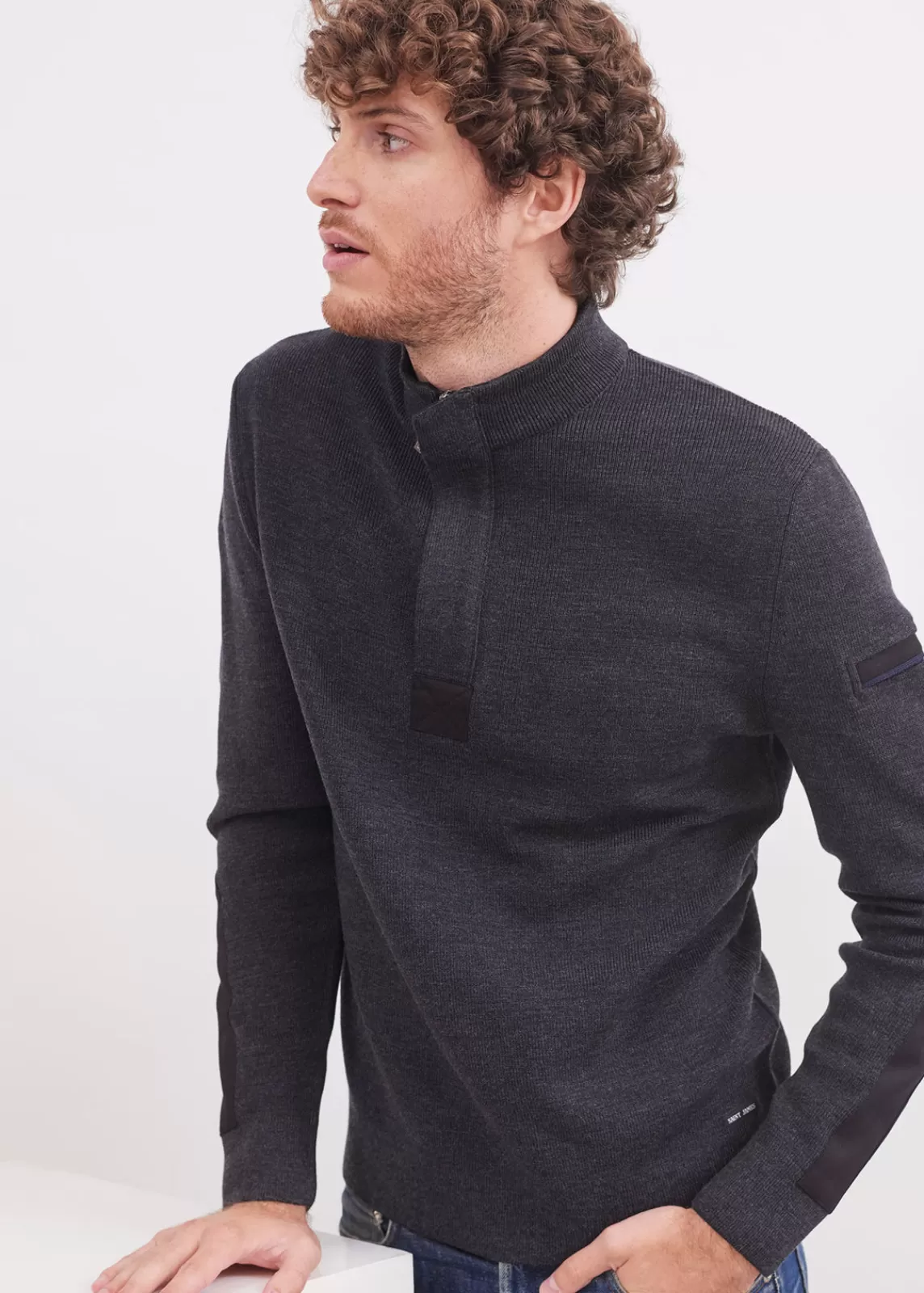 Jumpers & Cardigans>Saint James Loup de mer jumper ANTHRACITE