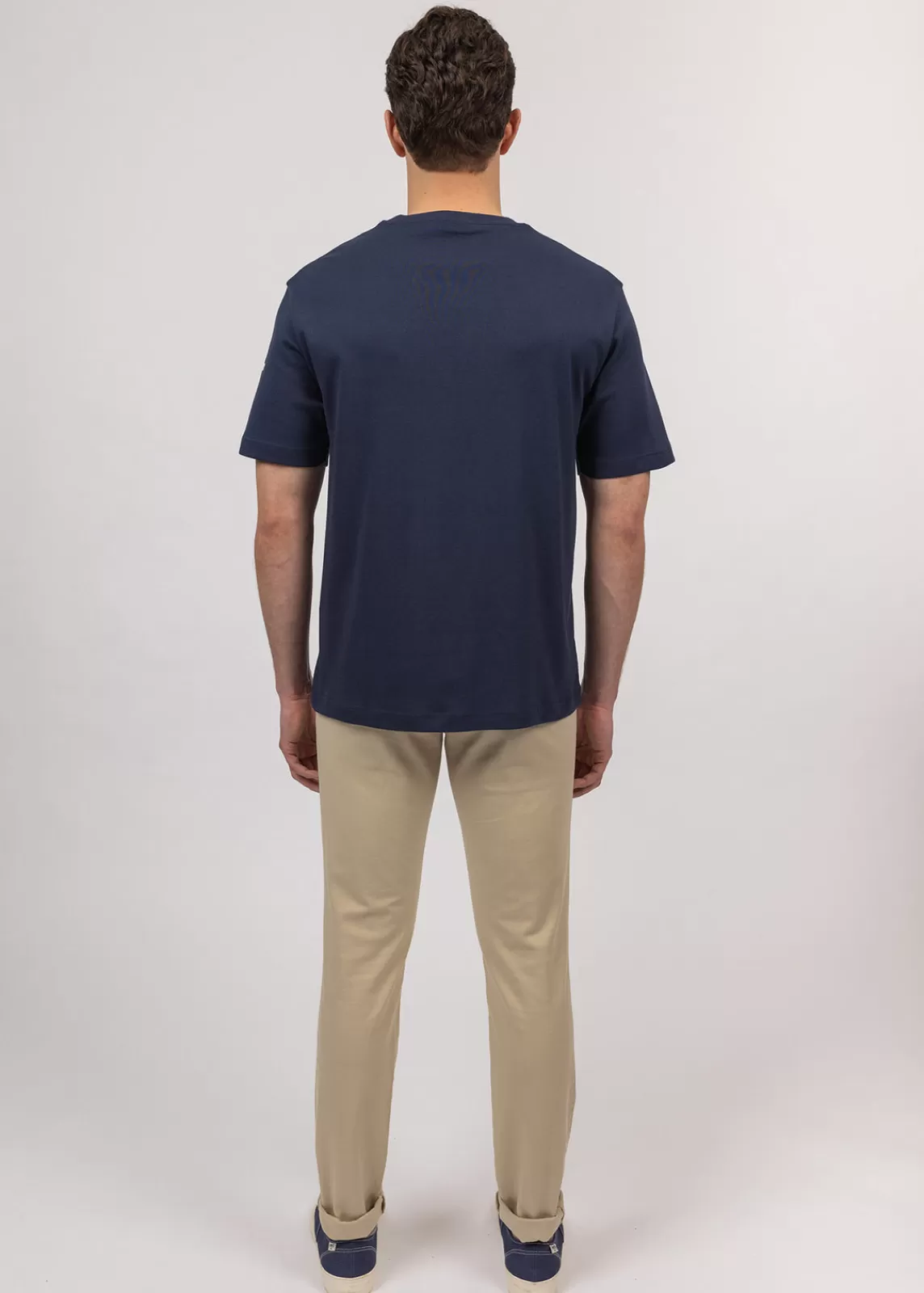 Polos & T-Shirts>Saint James Lumio short sleeves t-shirt MARINE