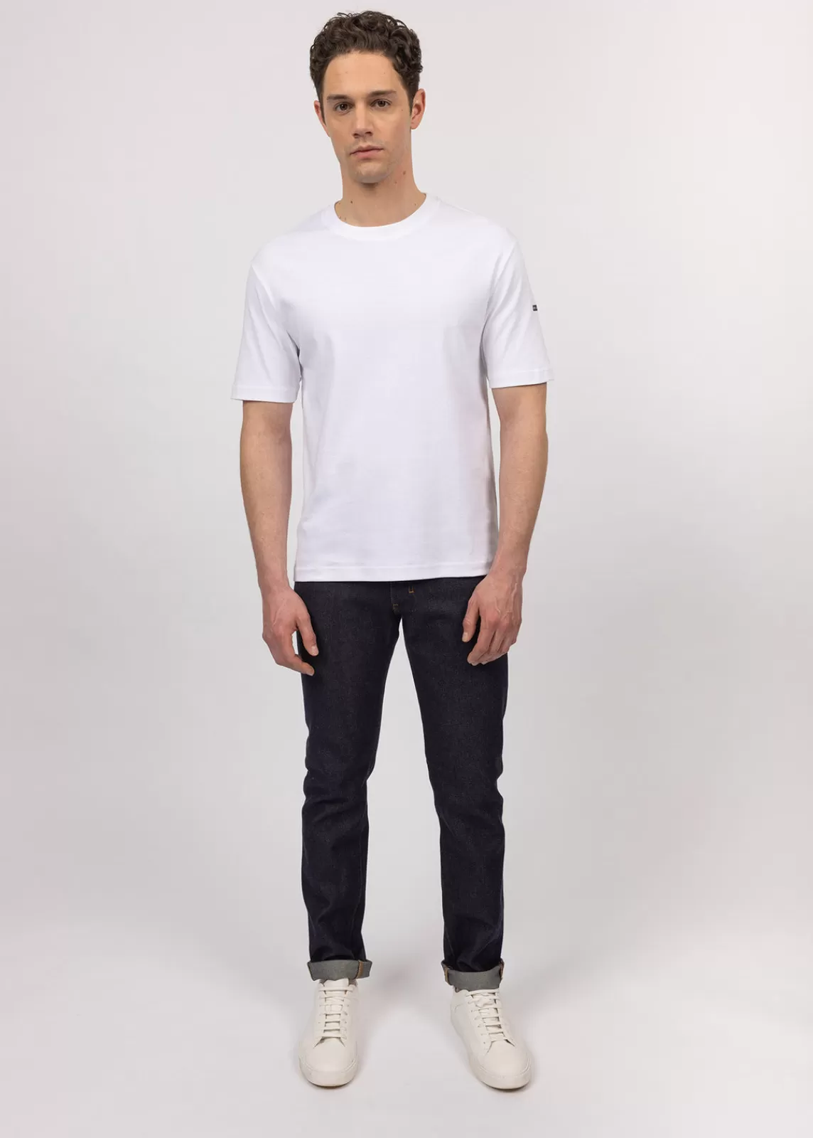 Polos & T-Shirts>Saint James Lumio short sleeves t-shirt BLANC