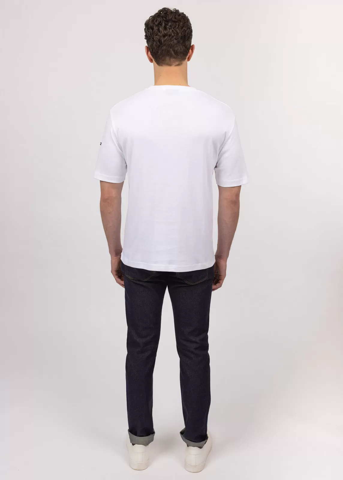 Polos & T-Shirts>Saint James Lumio short sleeves t-shirt BLANC