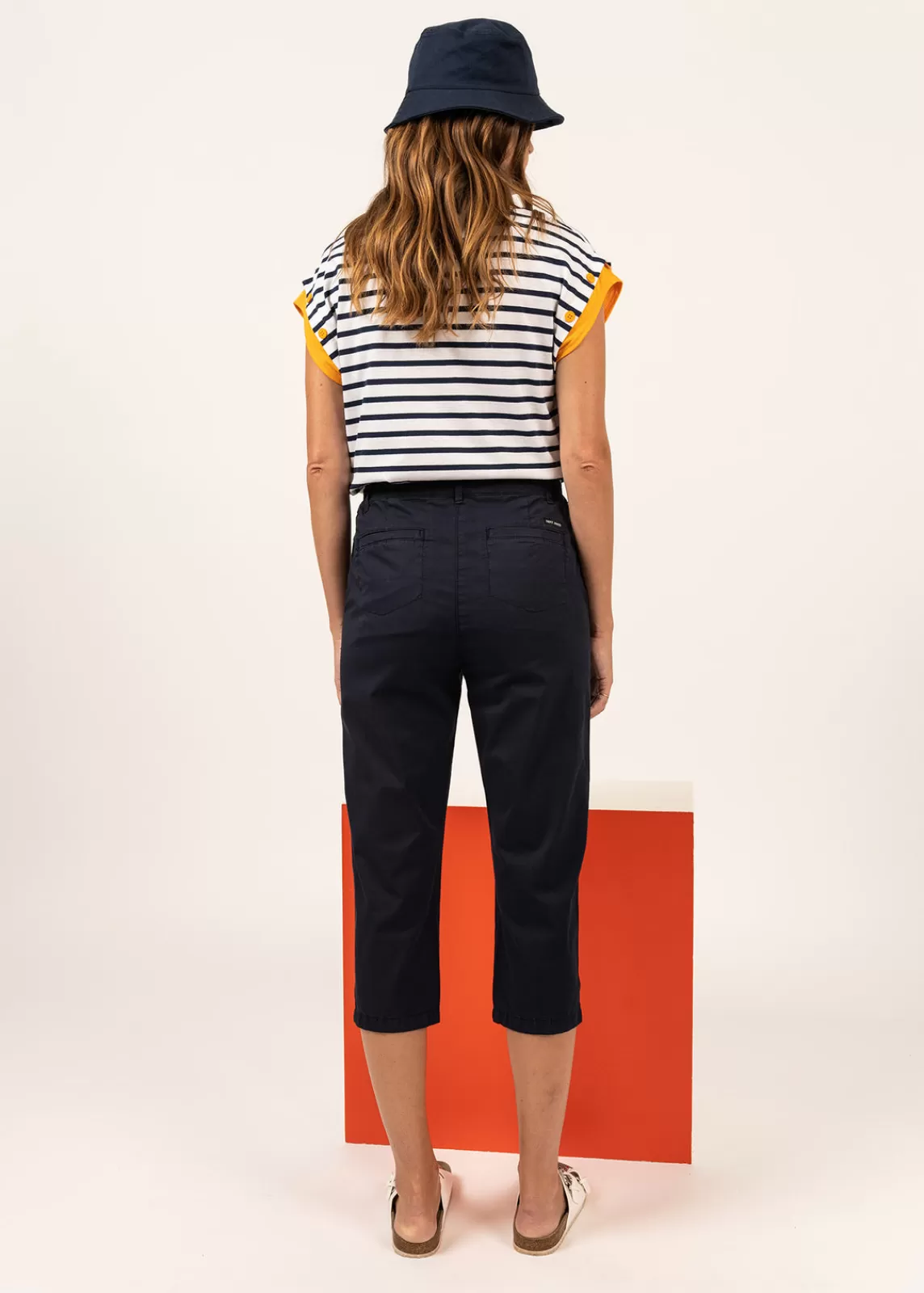 Trousers & Shorts>Saint James tte three quarter pants MARINE