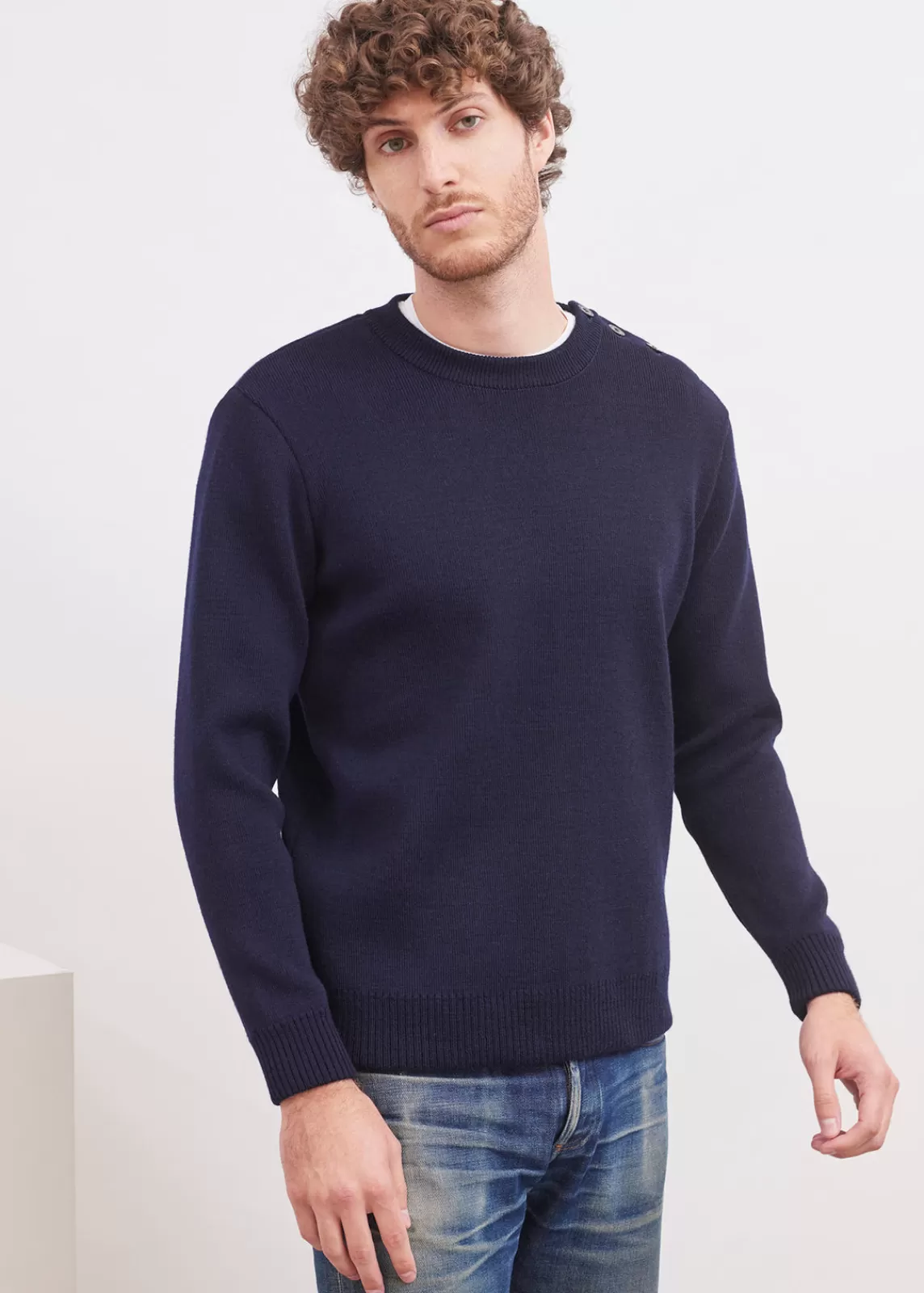 Sailor Jumpers>Saint James Marinier authentic sailor jumper MARINE