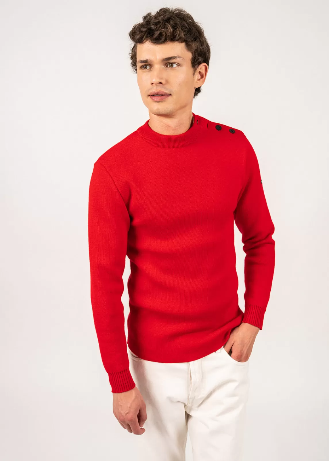 Sailor Jumpers>Saint James Matelot authentic sailor jumper ROUGE