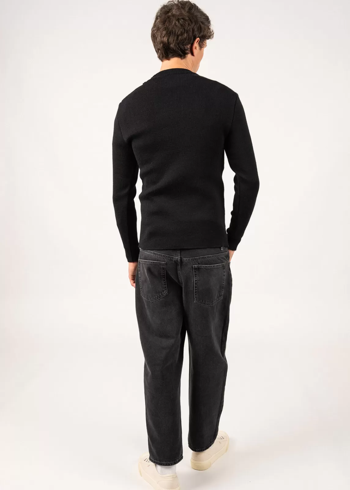 Sailor Jumpers>Saint James Matelot authentic sailor jumper NOIR