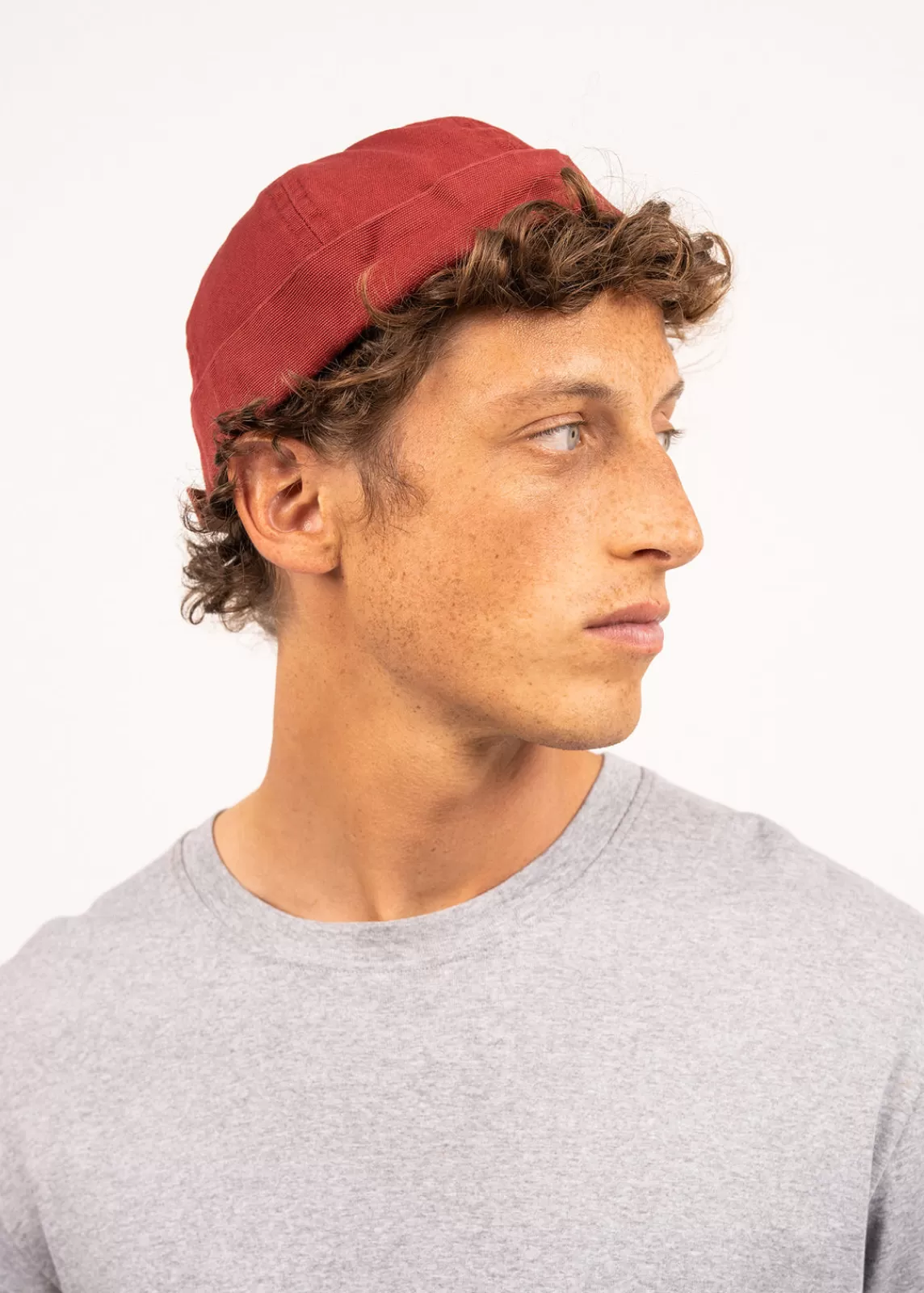 Accessories>Saint James Miki deck hat BRIQUE