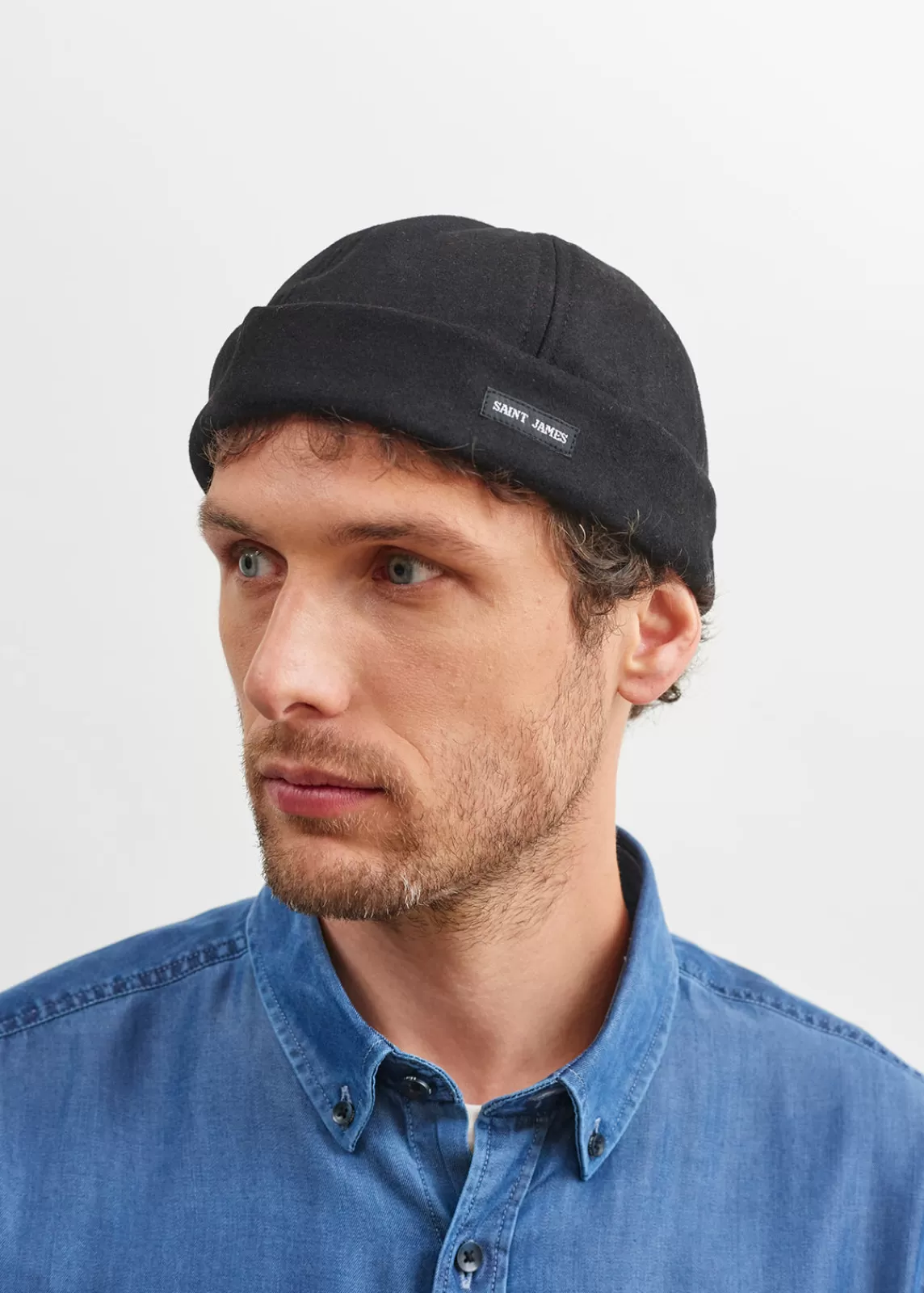 Accessories>Saint James Miki traditional deck hat NOIR