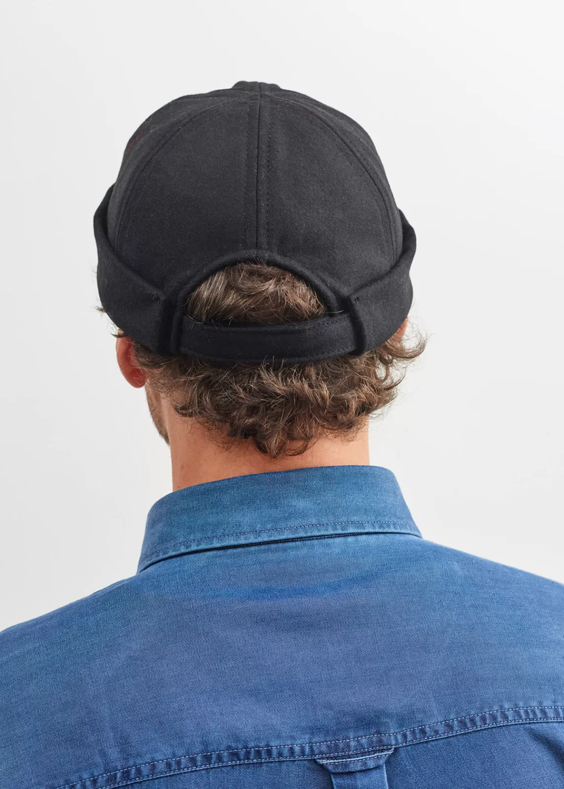 Accessories>Saint James Miki traditional deck hat NOIR