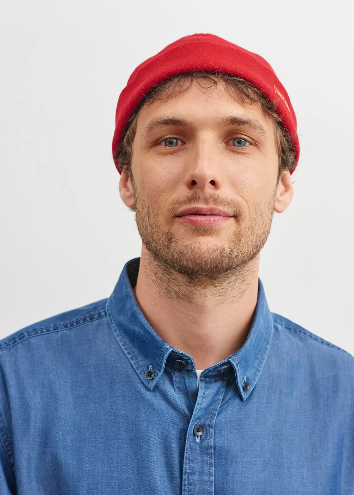 Accessories>Saint James Miki traditional deck hat ROUGE