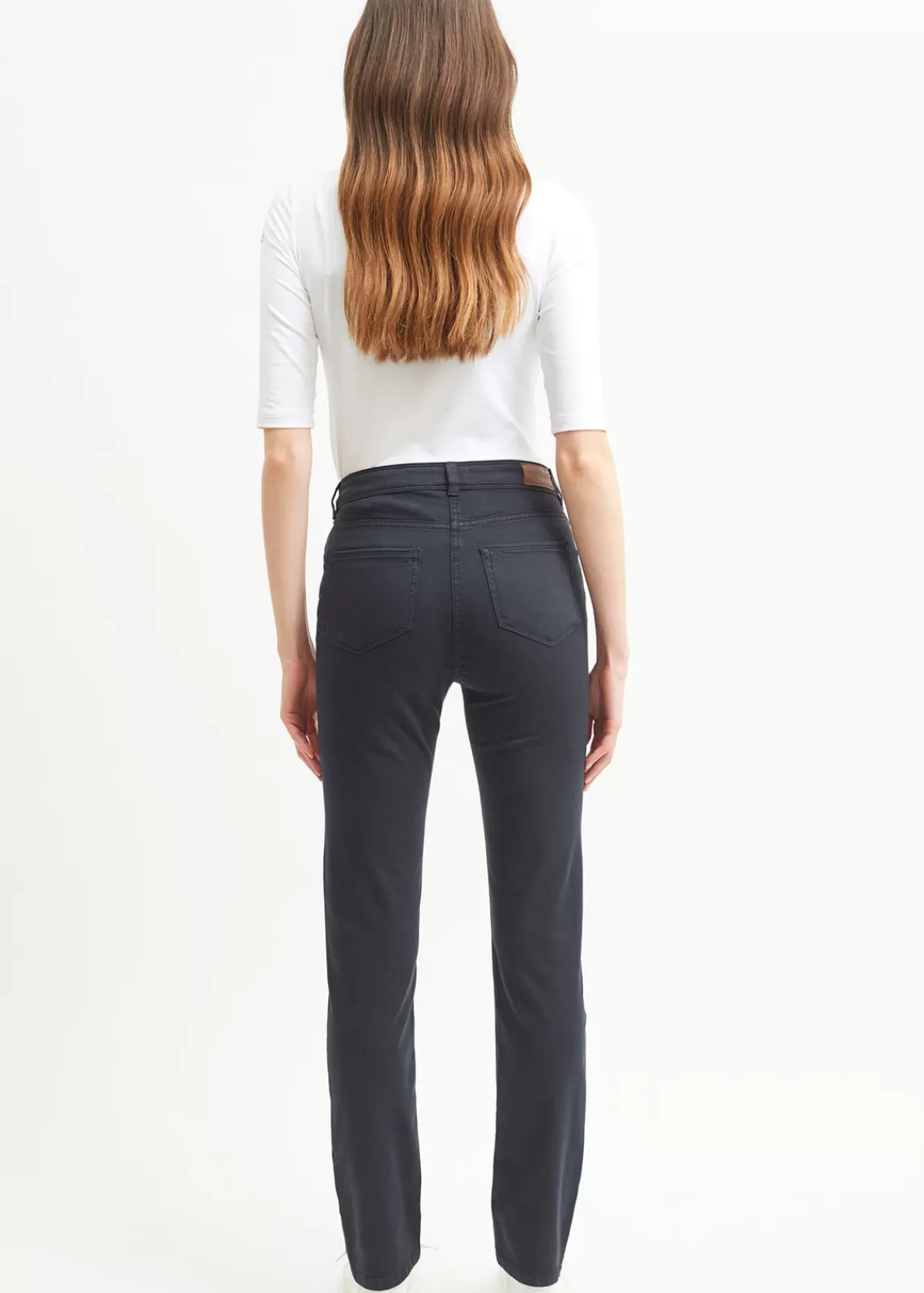 Trousers & Shorts>Saint James Mimosa high waist pants NAVY