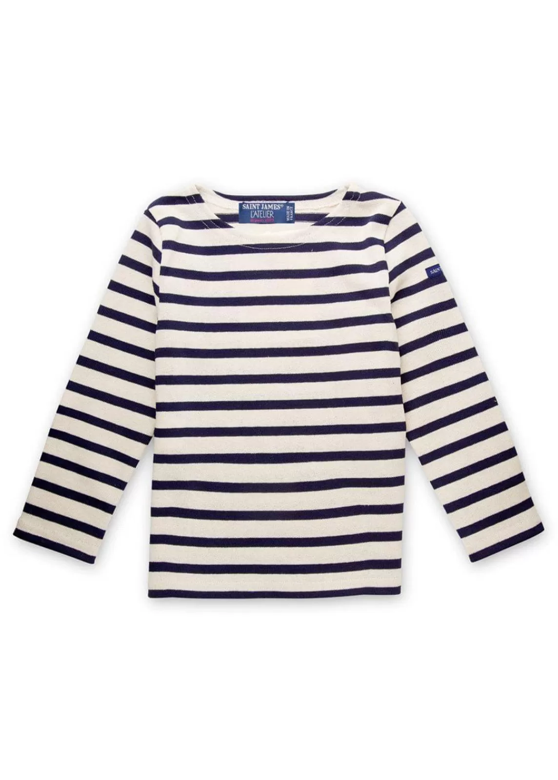 Sailor Striped Shirts>Saint James Méridien striped sailor shirt ECRU/MARINE