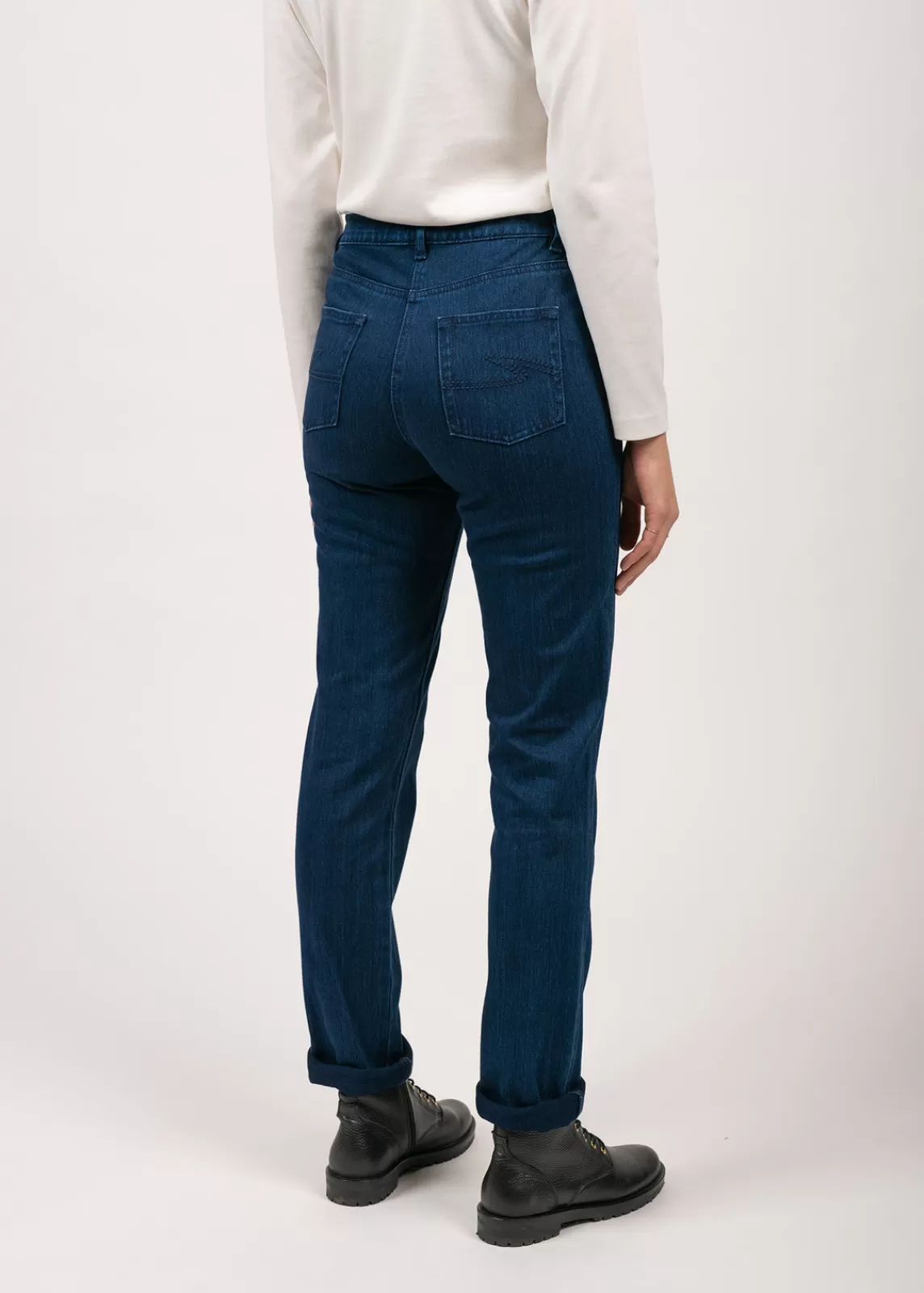 Trousers & Shorts>Saint James Patricia straight jeans DENIM