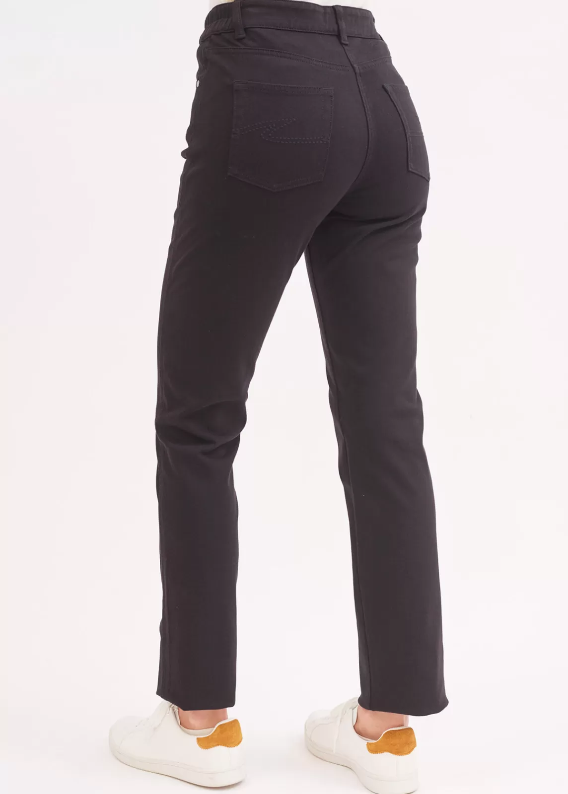 Trousers & Shorts>Saint James Patricia straight jeans NOIR