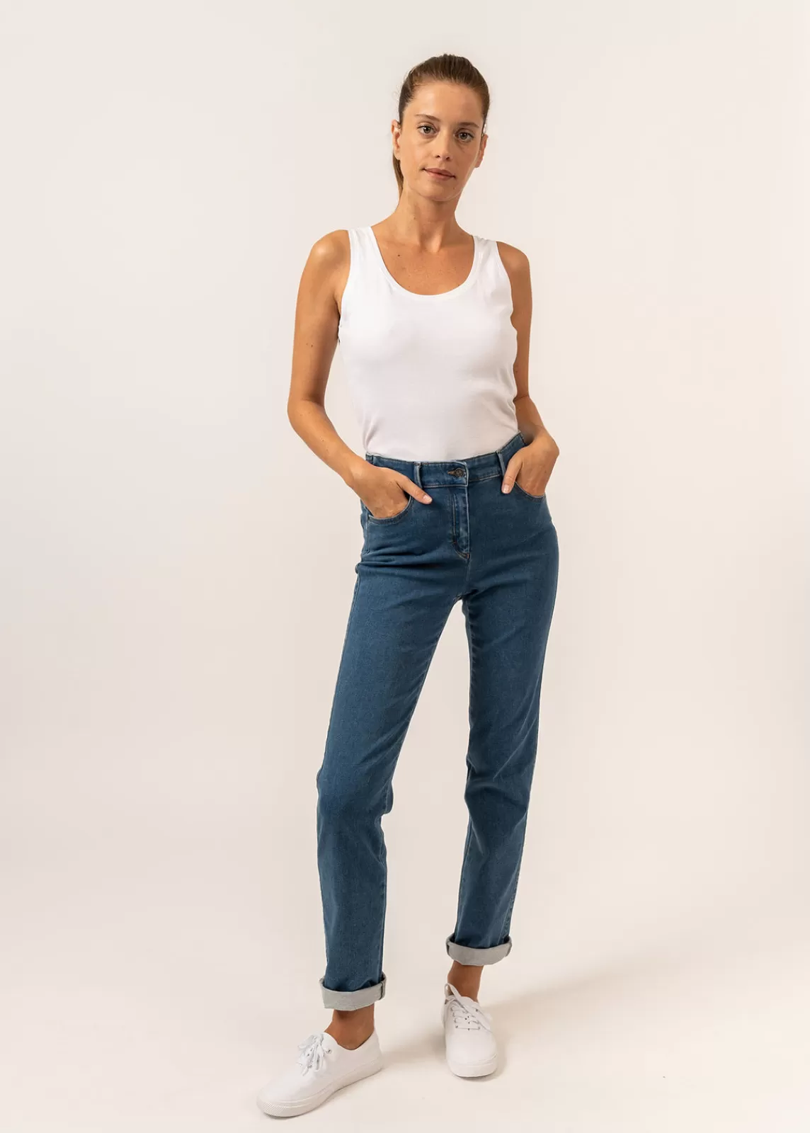 Trousers & Shorts>Saint James Patricia straight jeans COOPERJEAN