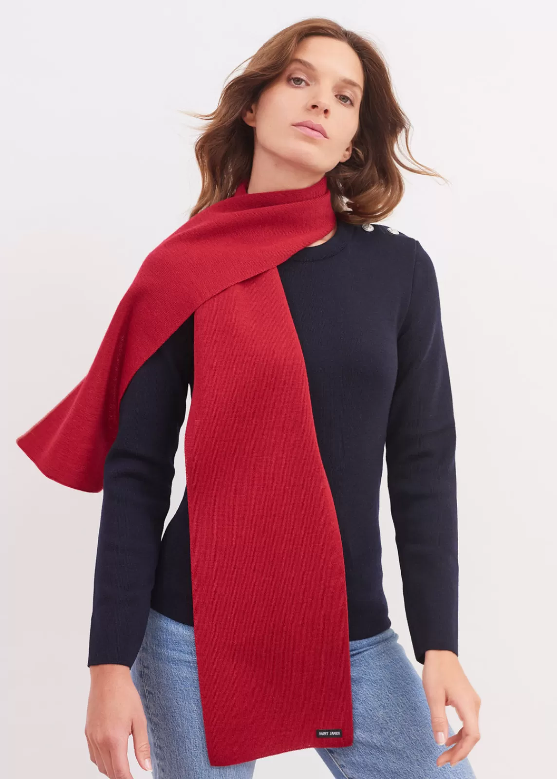 Accessories>Saint James Plain scarf MEDOC