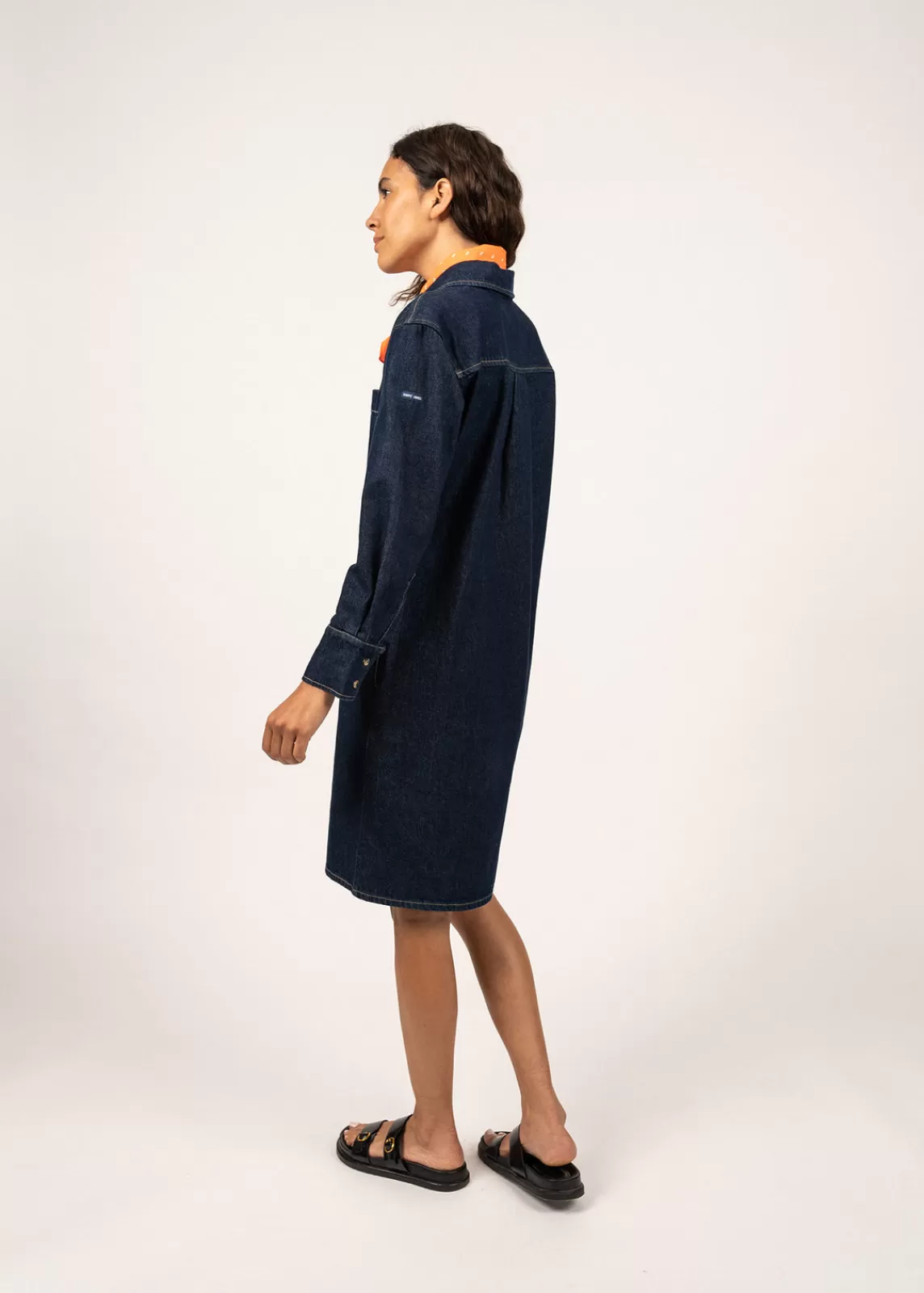 Dresses & Skirts>Saint James Roxane denim shirt dress JEAN