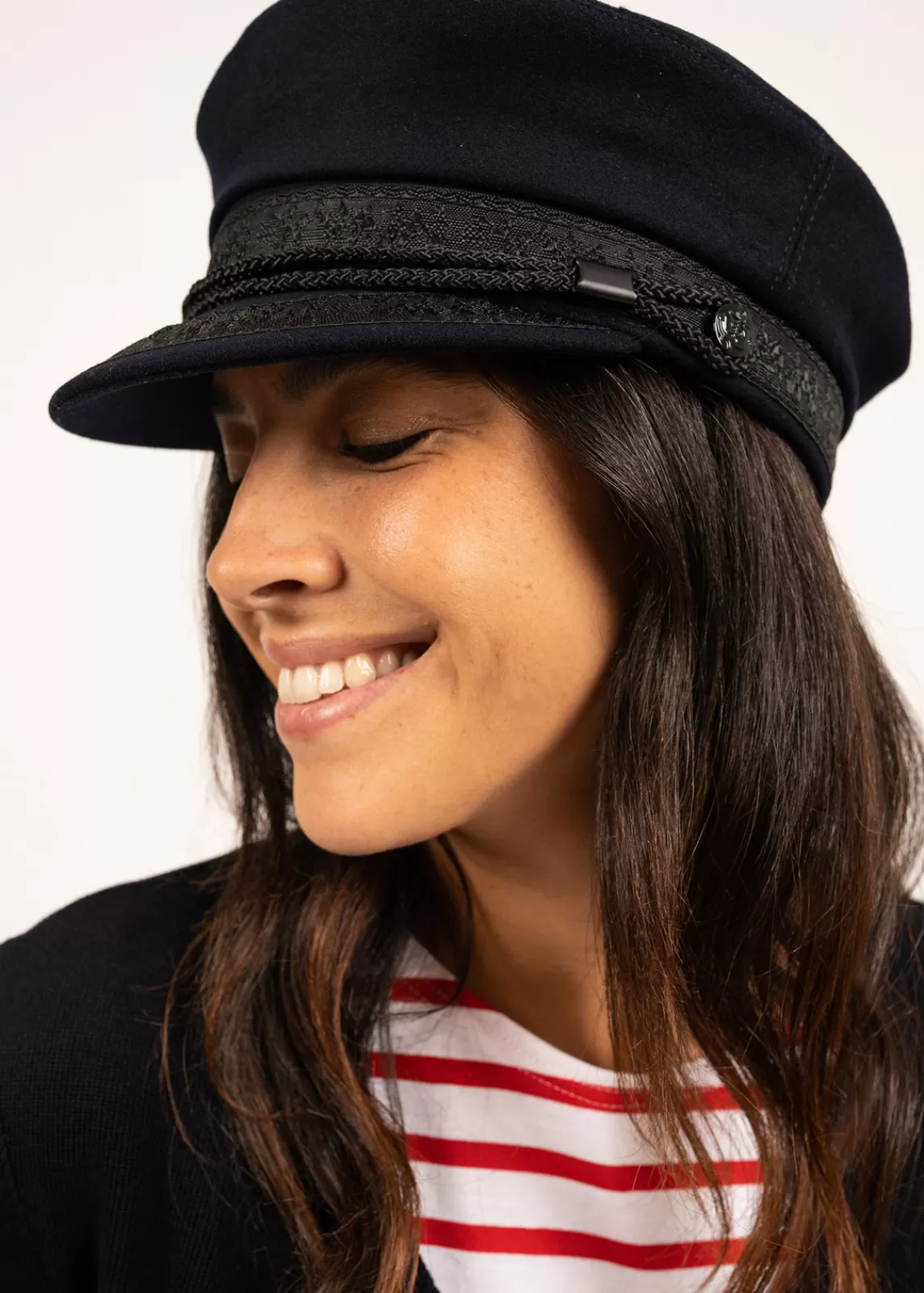 Accessories>Saint James Sailor cap NAVY