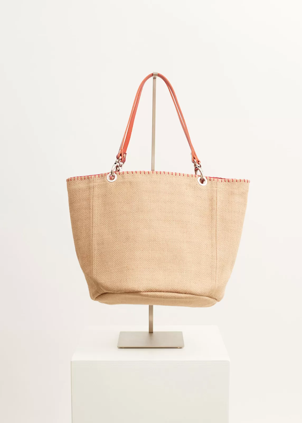 Accessories>Saint James carrier bag ECRU/TULIPE