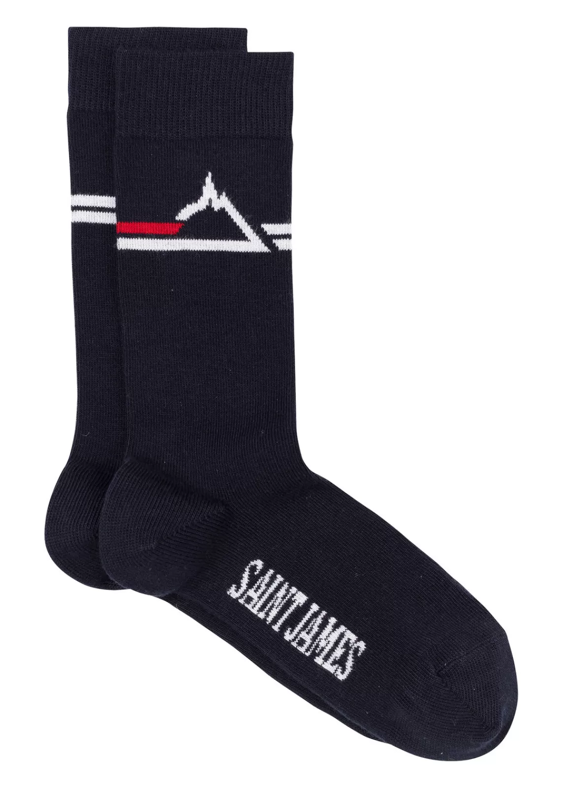 Accessories>Saint James Socks with '' logo NAVY