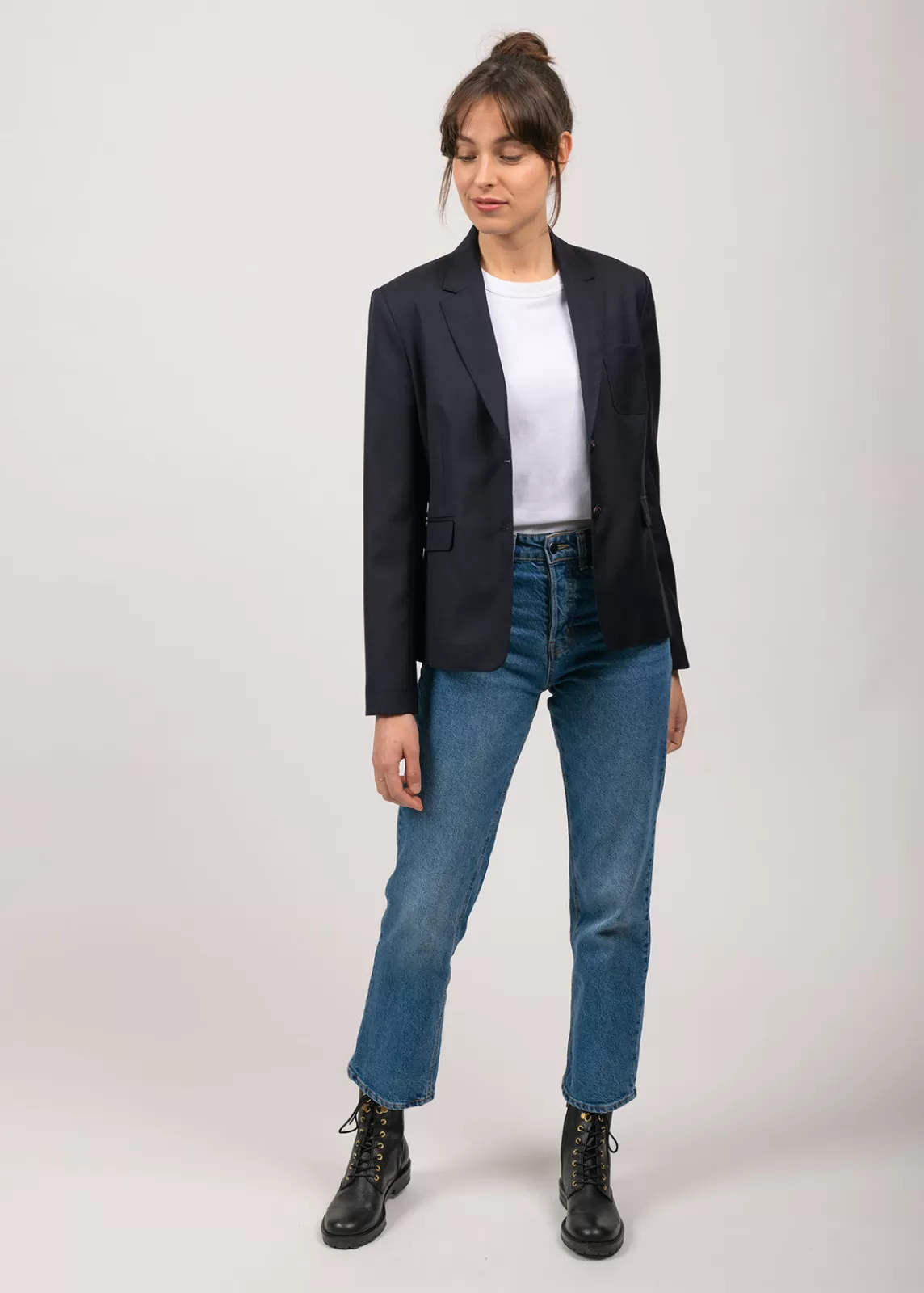 Jumpers, Cardigans, Jackets>Saint James Ste Cécile blazer jacket NAVY