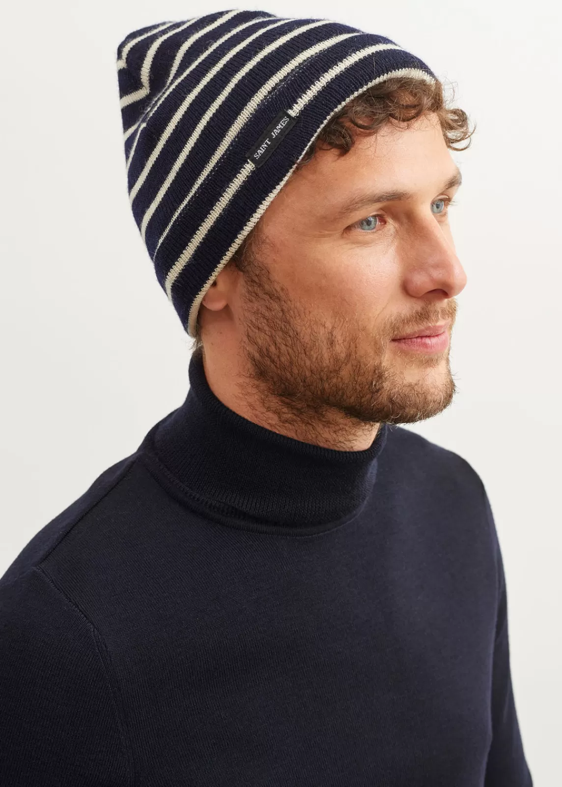 Hats & Beanies>Saint James Striped sailor hat MARINE/ECRU