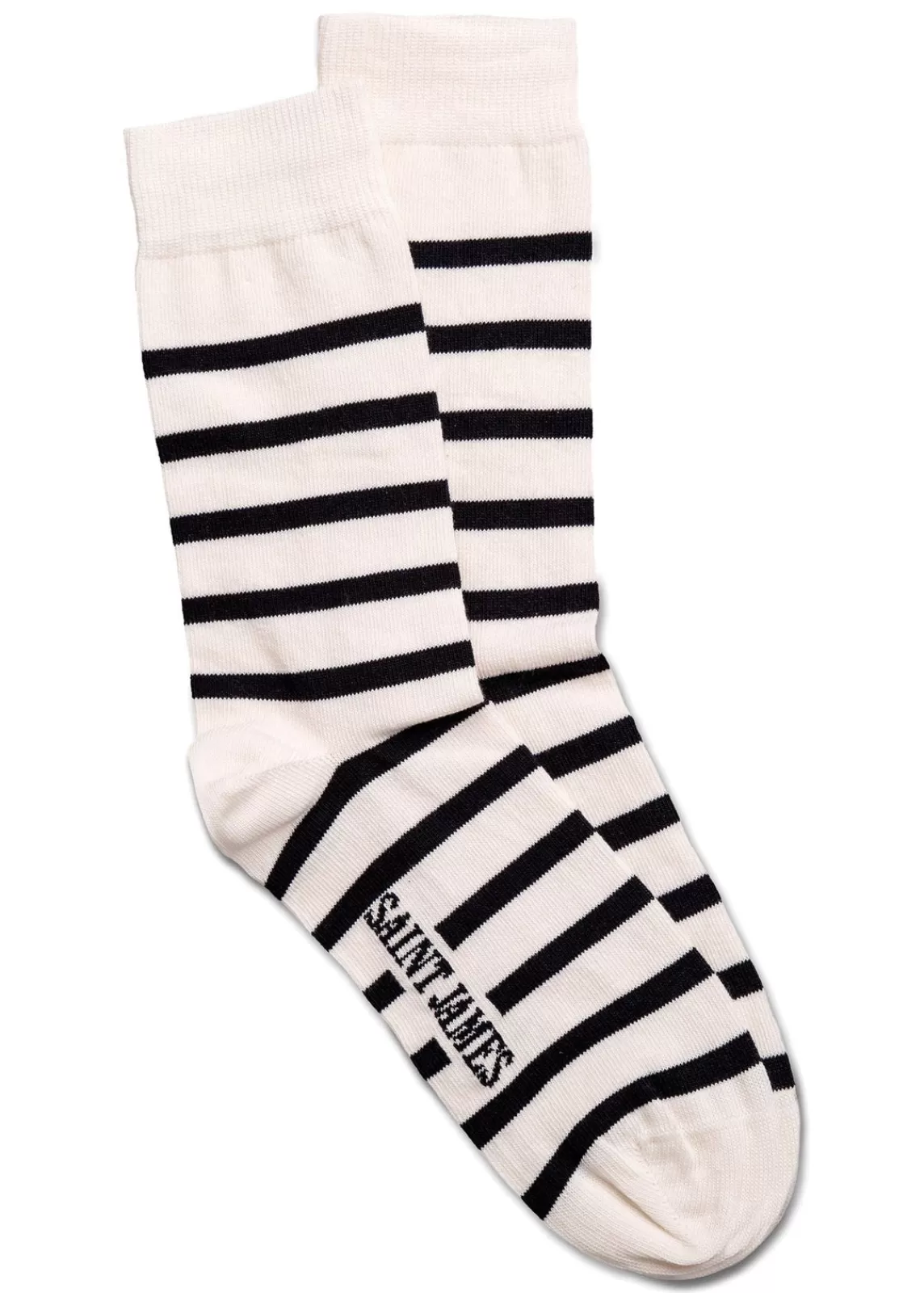 Accessories>Saint James Striped socks ECRU/MARINE