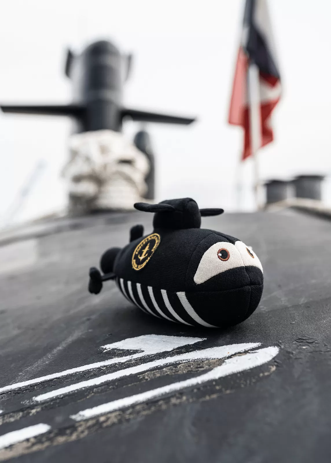 Soft Toys>Saint James Submarine soft toy NOIR/ECRU