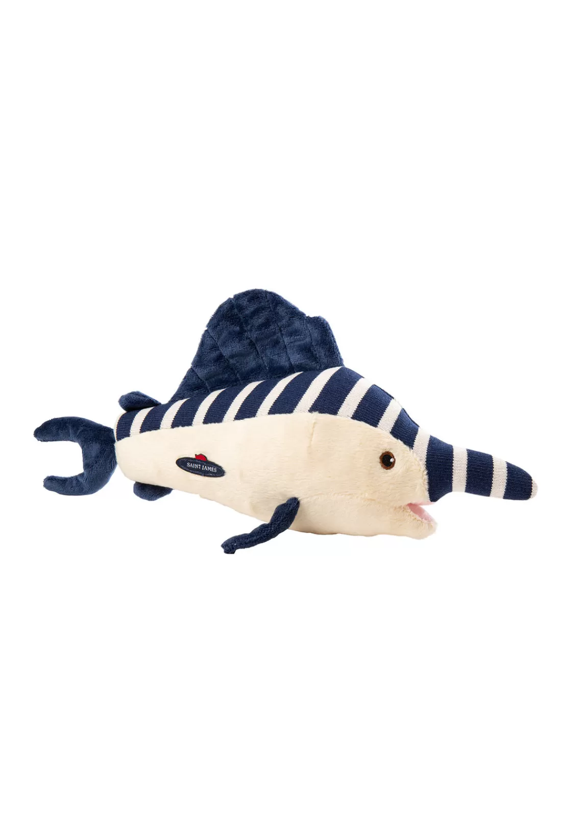 Soft Toys>Saint James Swordfish soft toy MARINE/ECRU