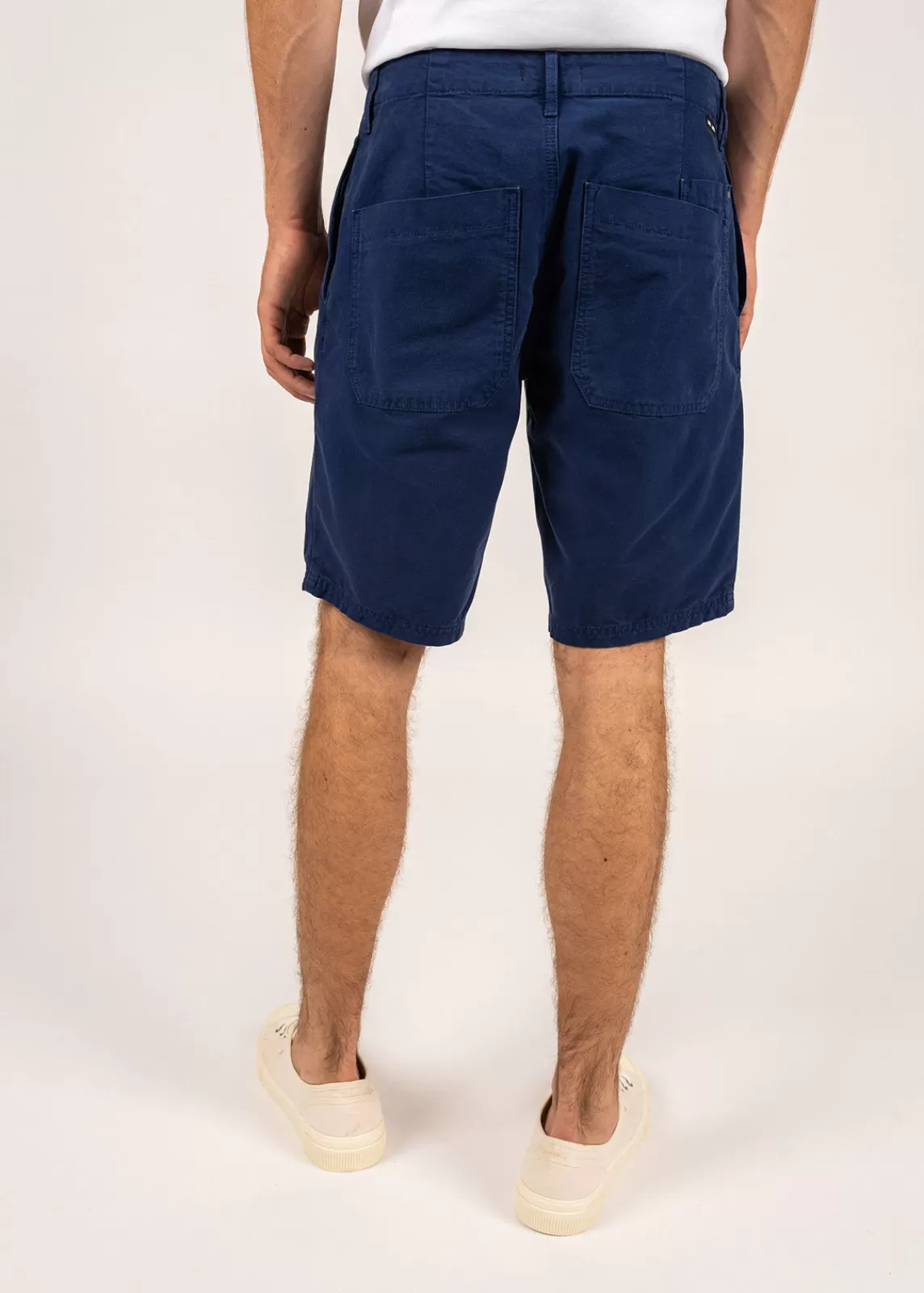 Trousers & Shorts>Saint James Titus canvas shorts INDIGO