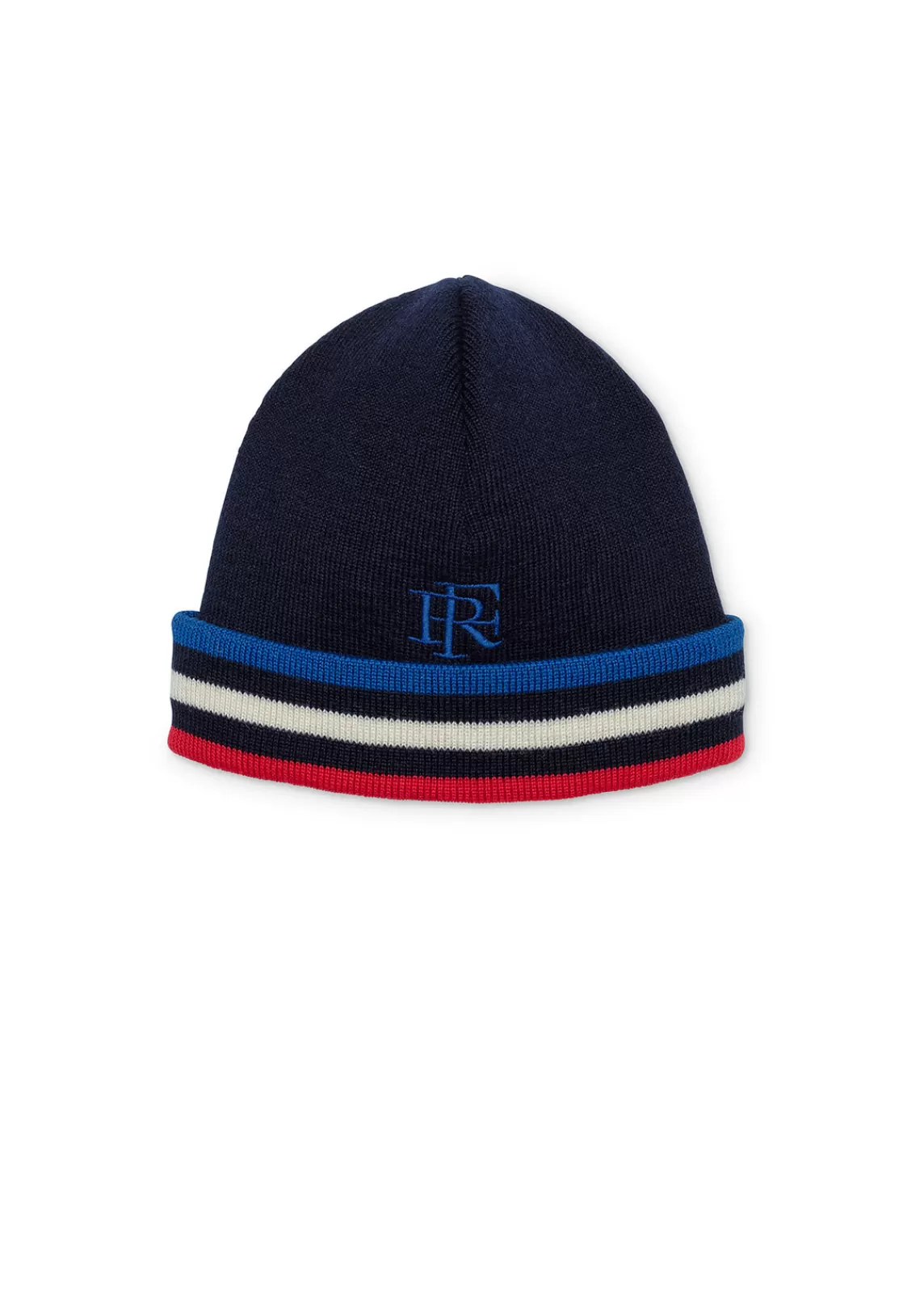 Hats & Beanies>Saint James Tricolor wool hat MARINE