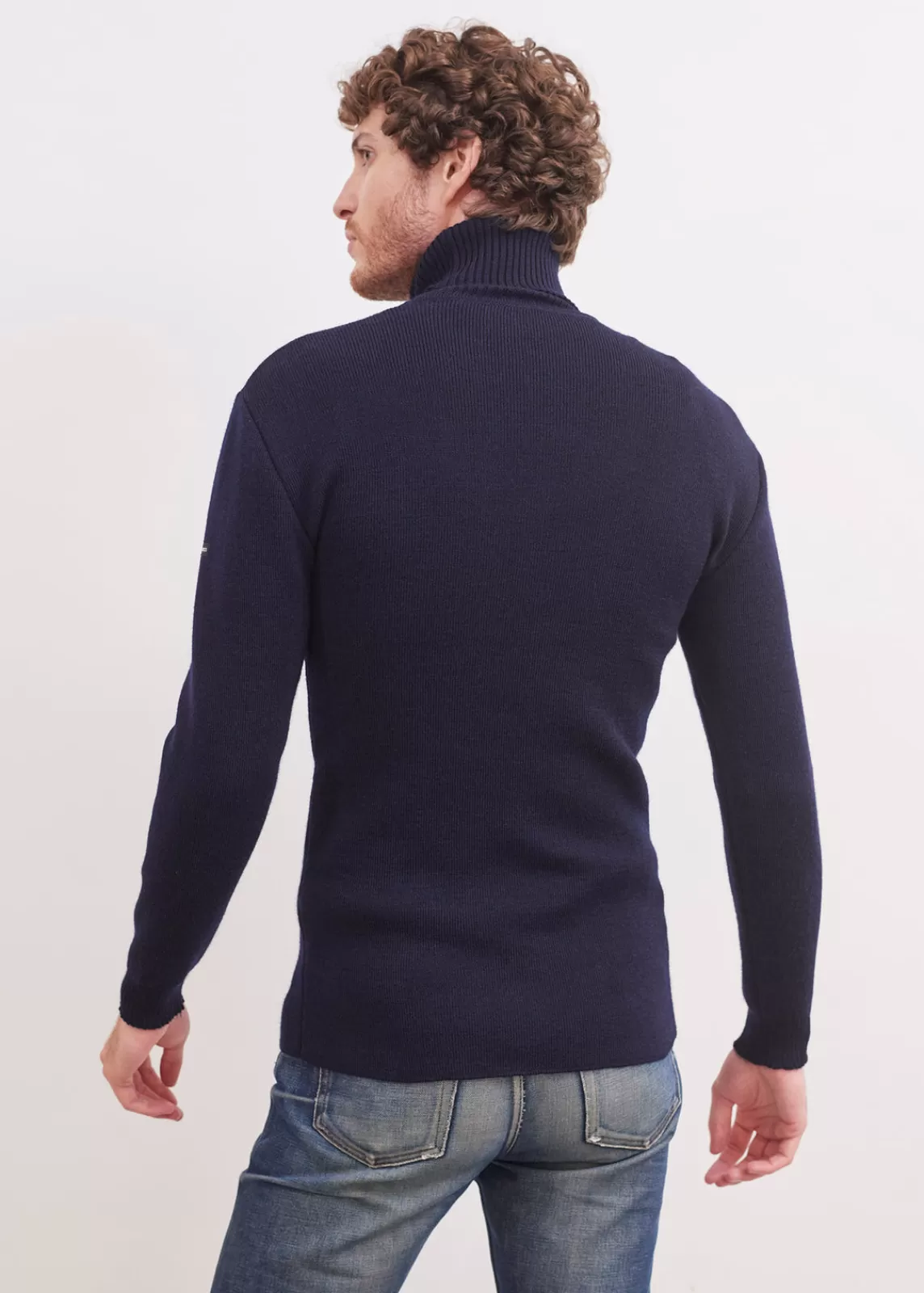 Sailor Jumpers>Saint James Turtleneck sailor jumper MARINE