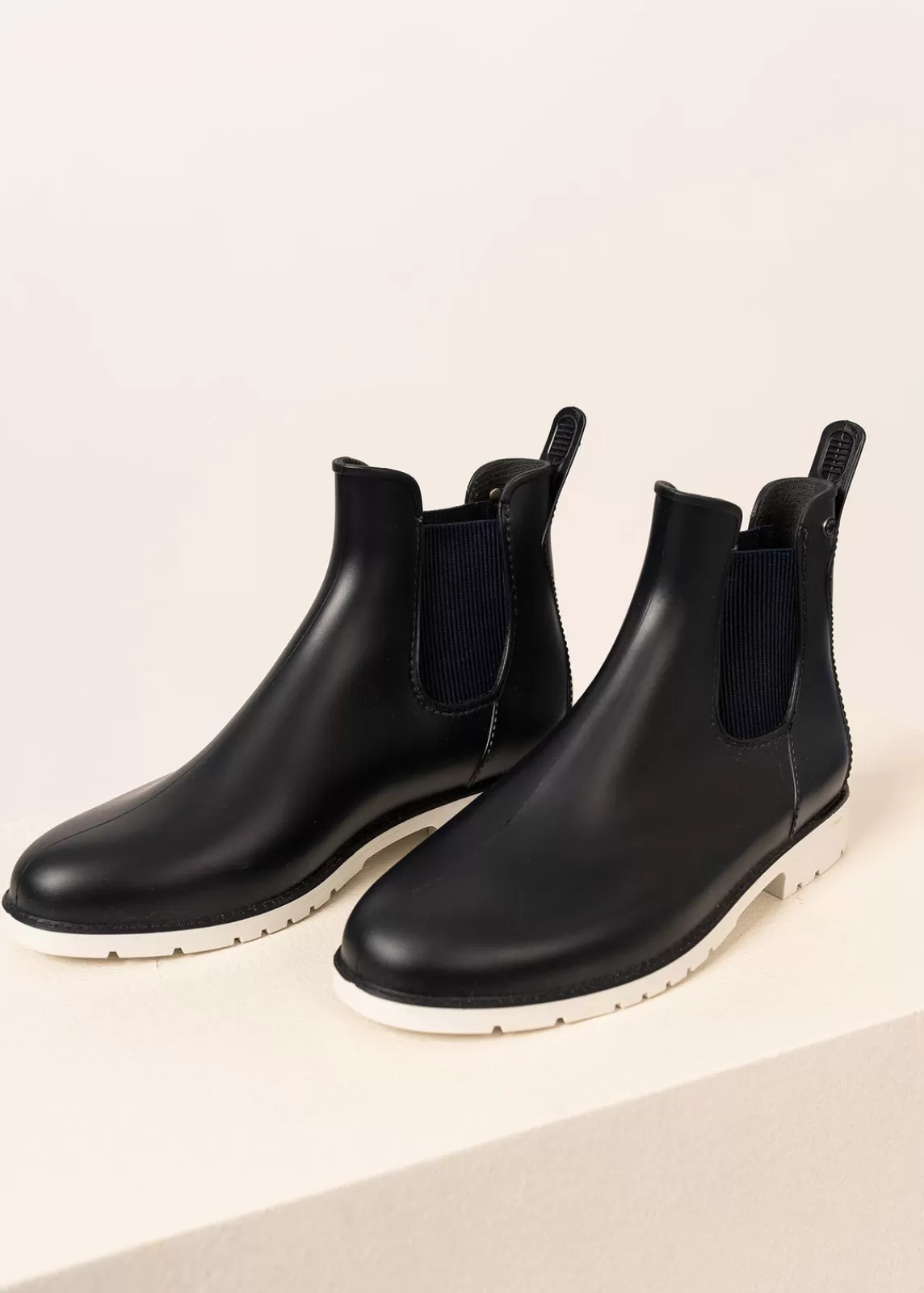 Shoes & Socks>Saint James Velella rubber ankle boots MARINE