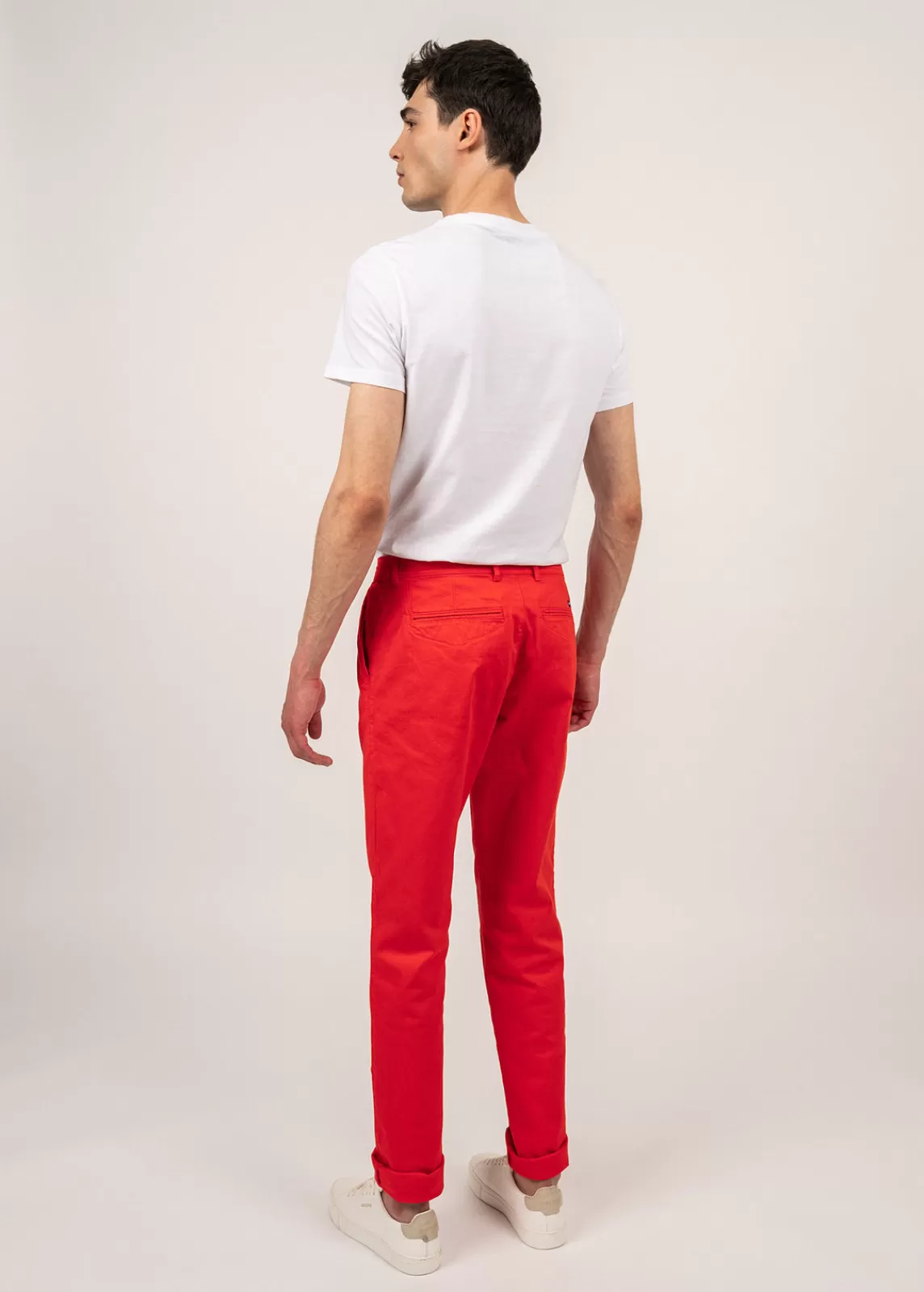 Trousers & Shorts>Saint James Voile Eté chino pants SANGUINE