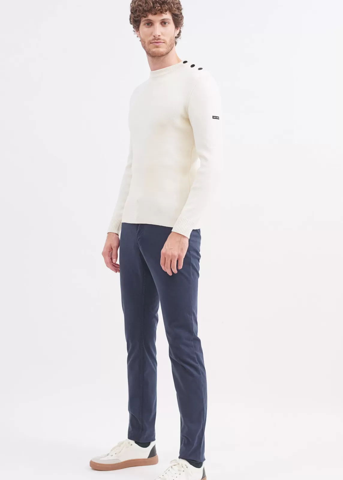 Trousers & Shorts>Saint James Voile Hiver chino pants AMIRAL