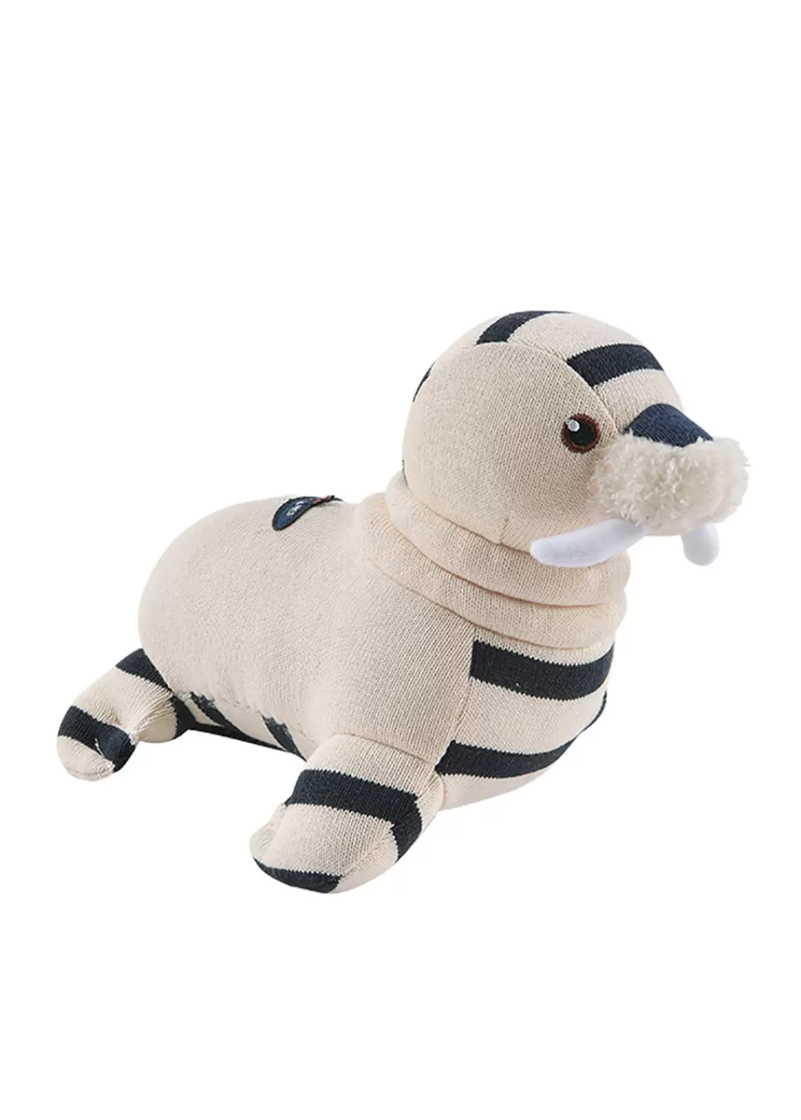 Soft Toys>Saint James Walrus soft toy ECRU/MARINE